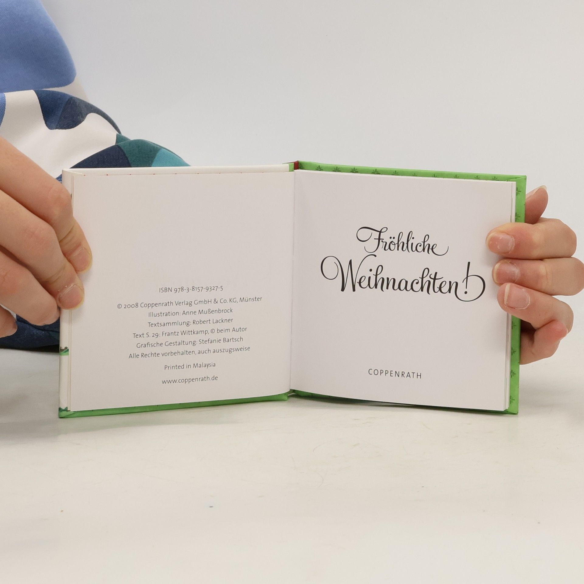 Anne Mußenbrock Piccoli: Fröhliche Weihnachten! (Geschenkbücher für Erwachsene)