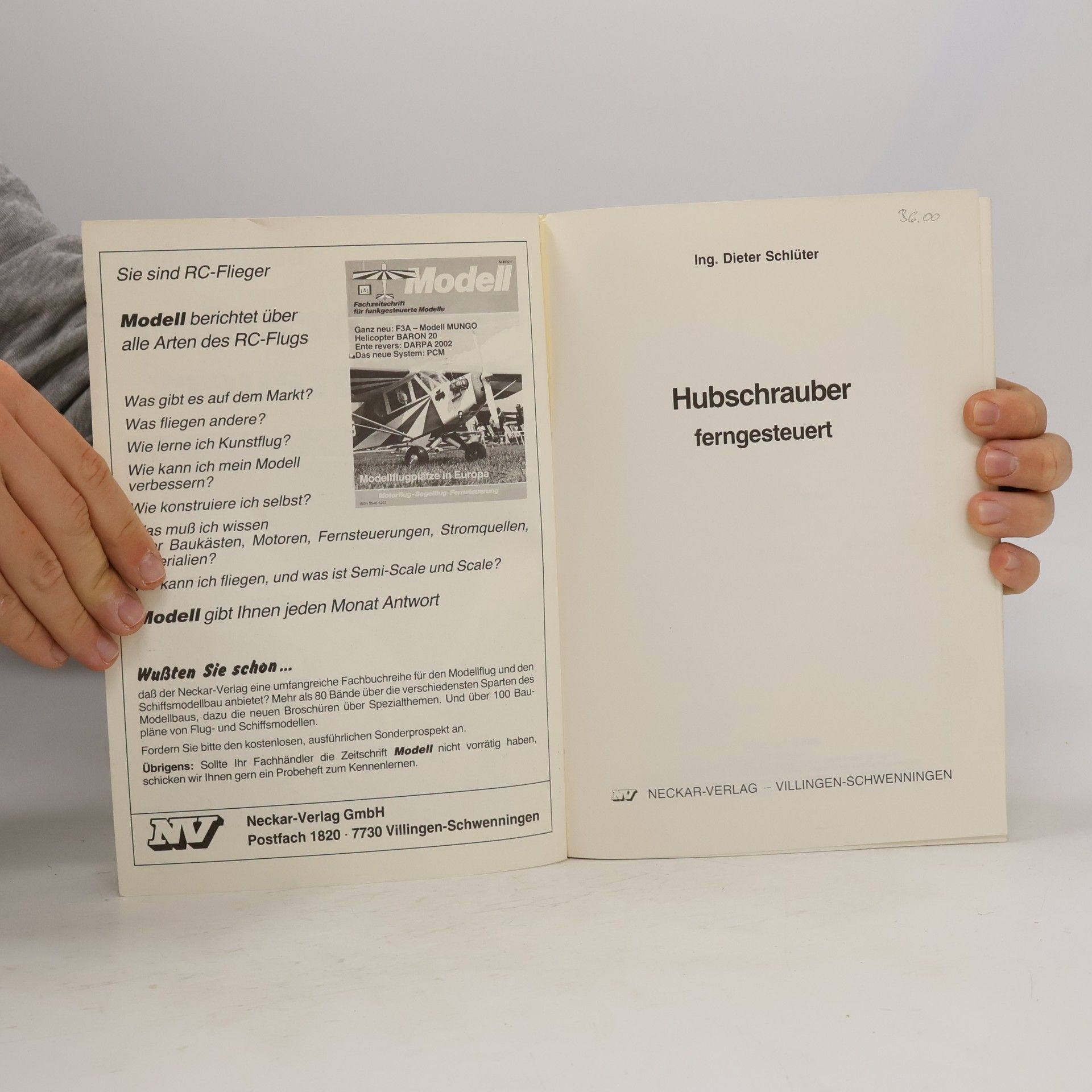 Dieter Schlüter Hubschrauber ferngesteuert