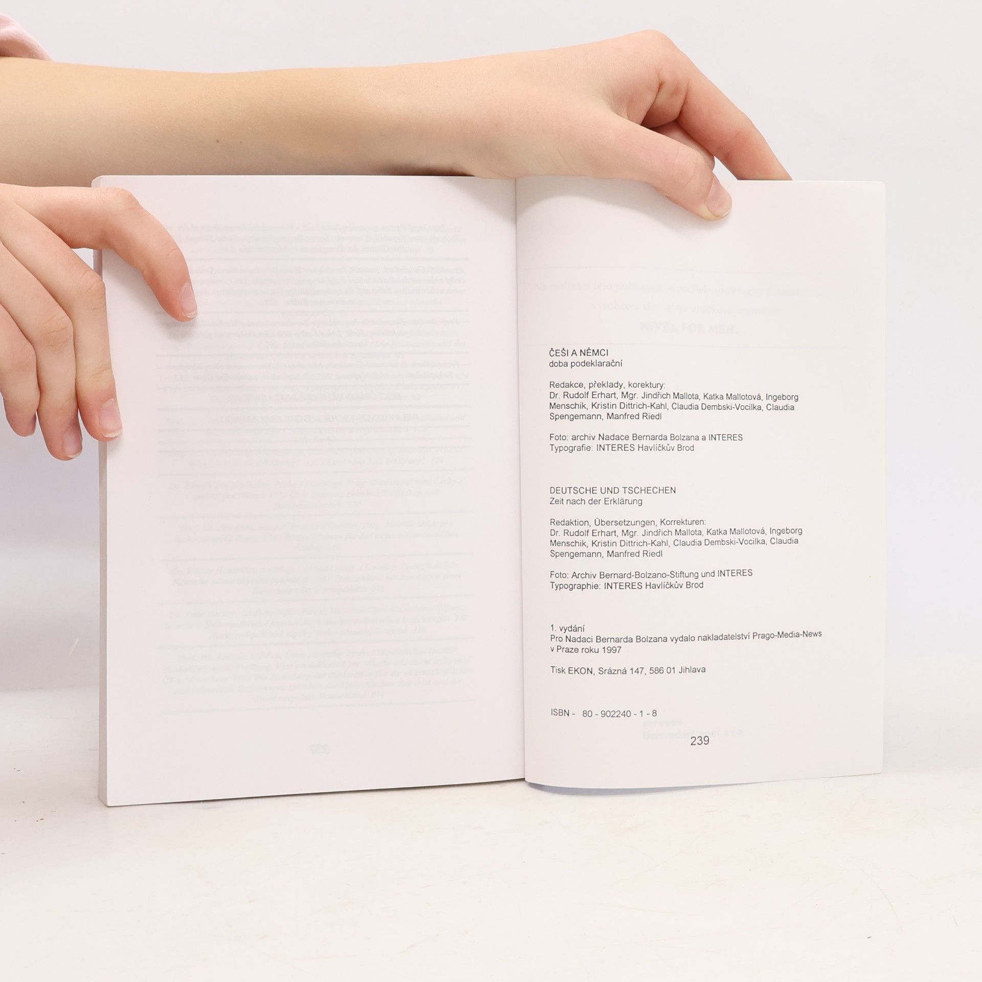 Various authors Češi a Němci - doba podeklarační. Deutsche und Tschechen - Zeit nach der Erklärung
