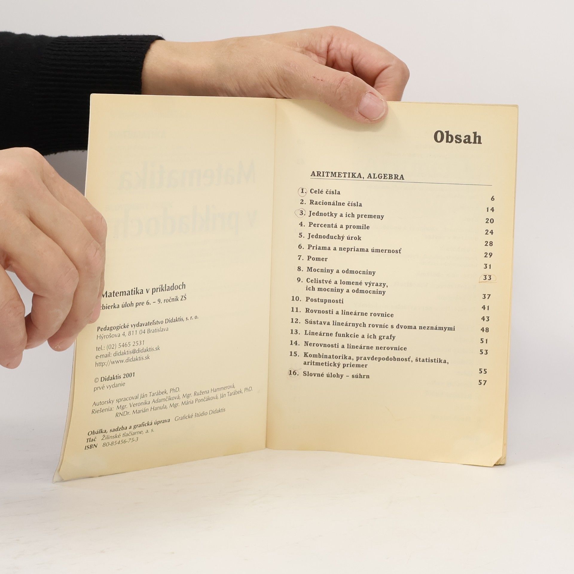Autorenkollektiv Matematika v príkladoch: zbierka úloh pre 6. - 9. ročník ZŠ