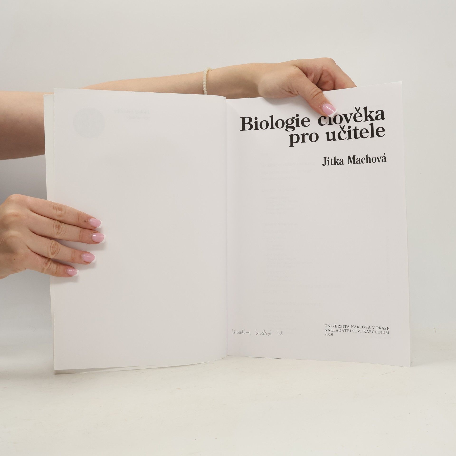 Jitka Machová Biologie člověka pro učitele