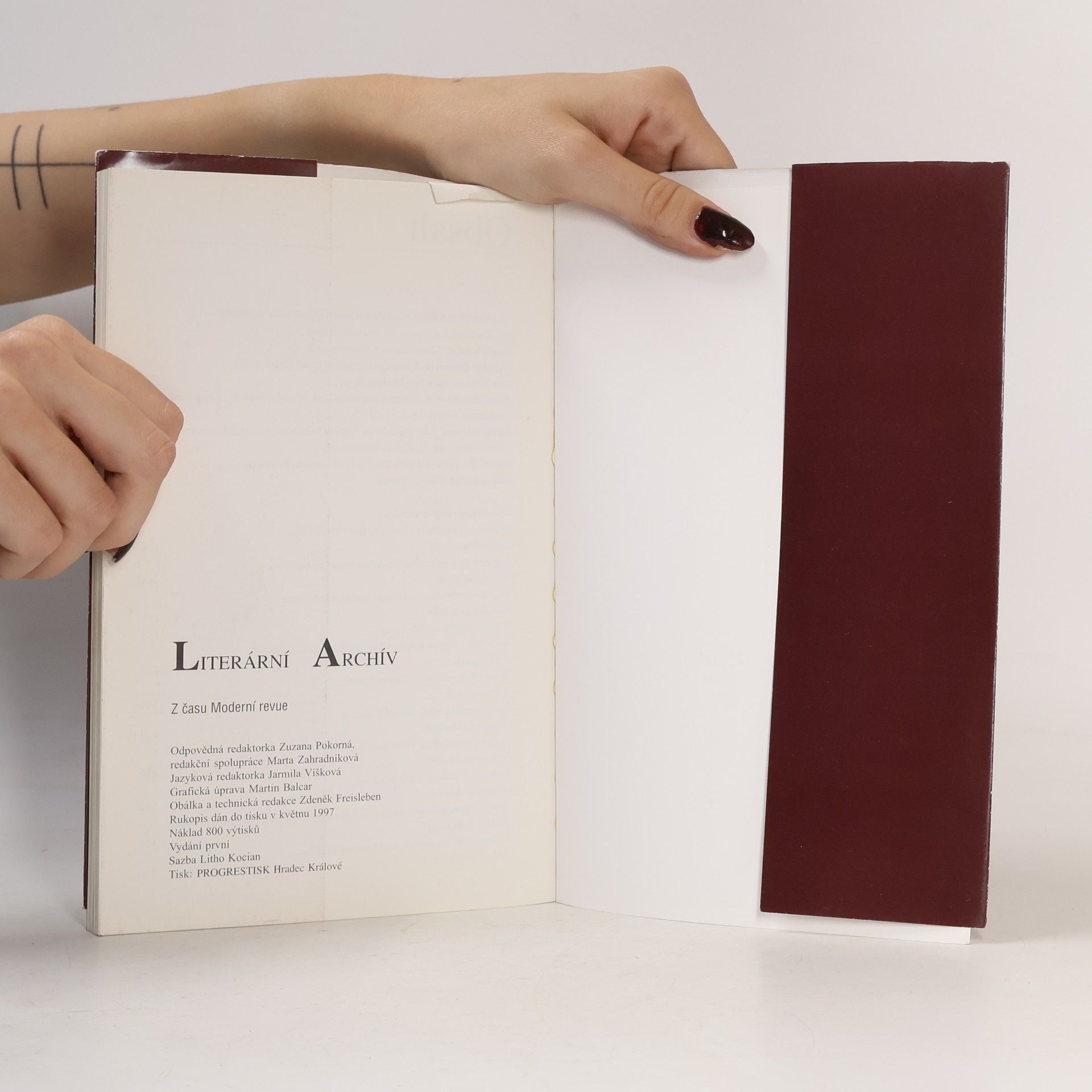 Various authors Literární archív z času moderní revue