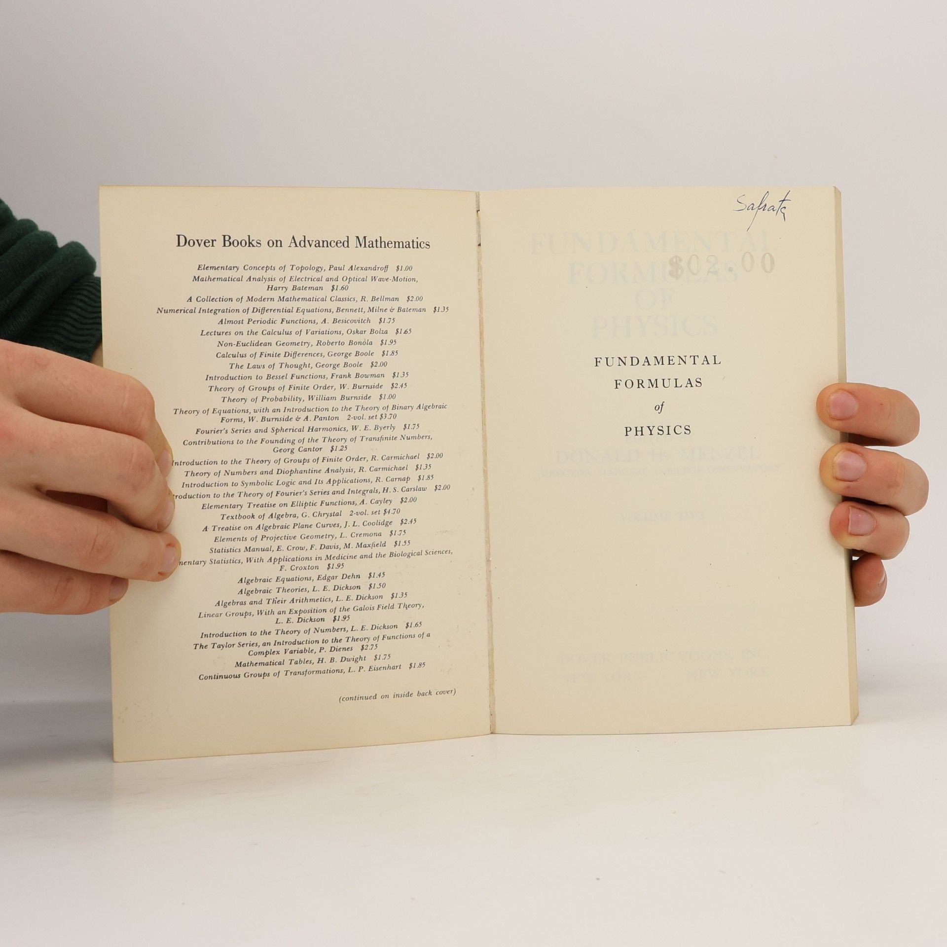 kolektiv Fundamental Formulas of Physics