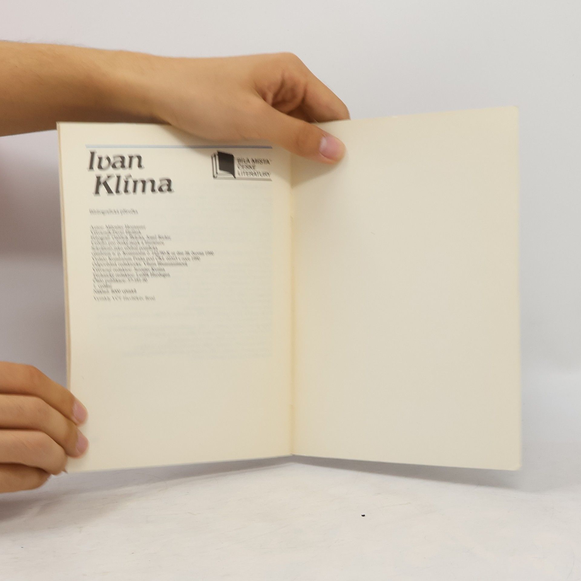 Miloš Hoznauer Ivan Klíma