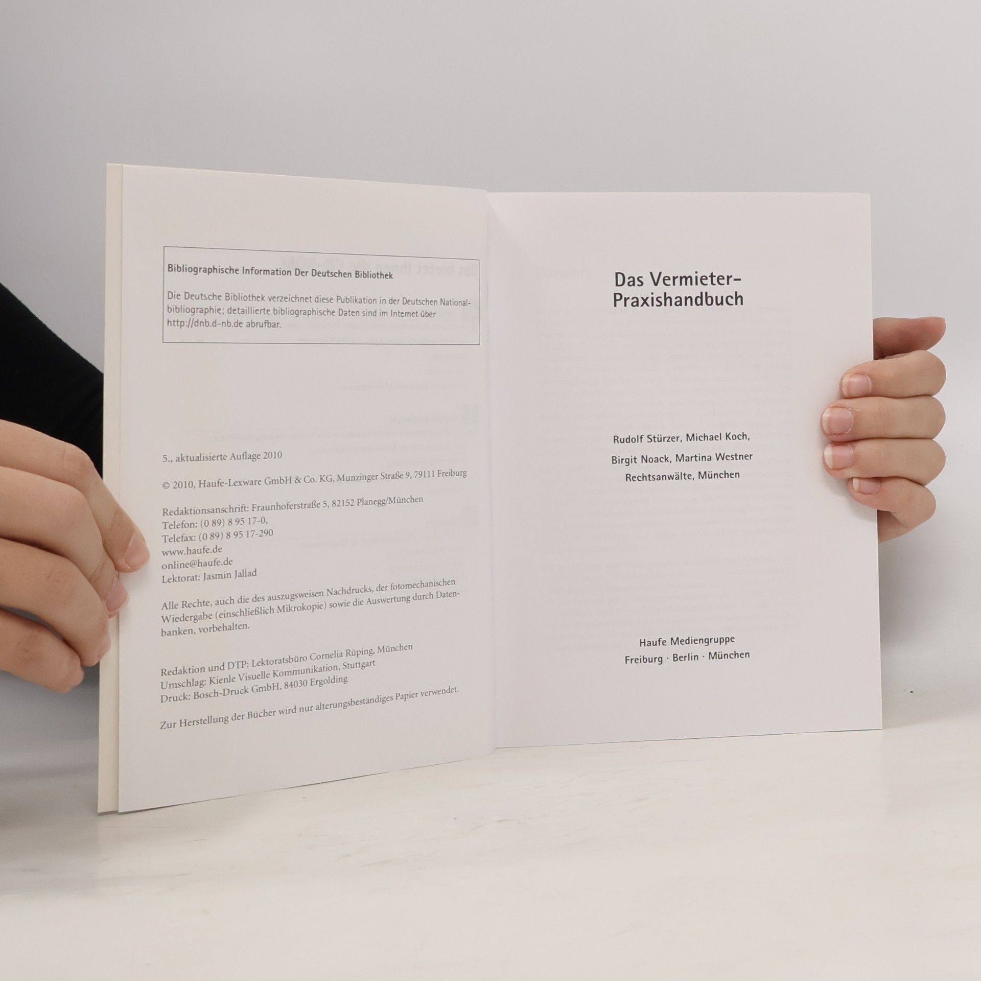 Rudolf Stürzer Das Vermieter-Praxishandbuch