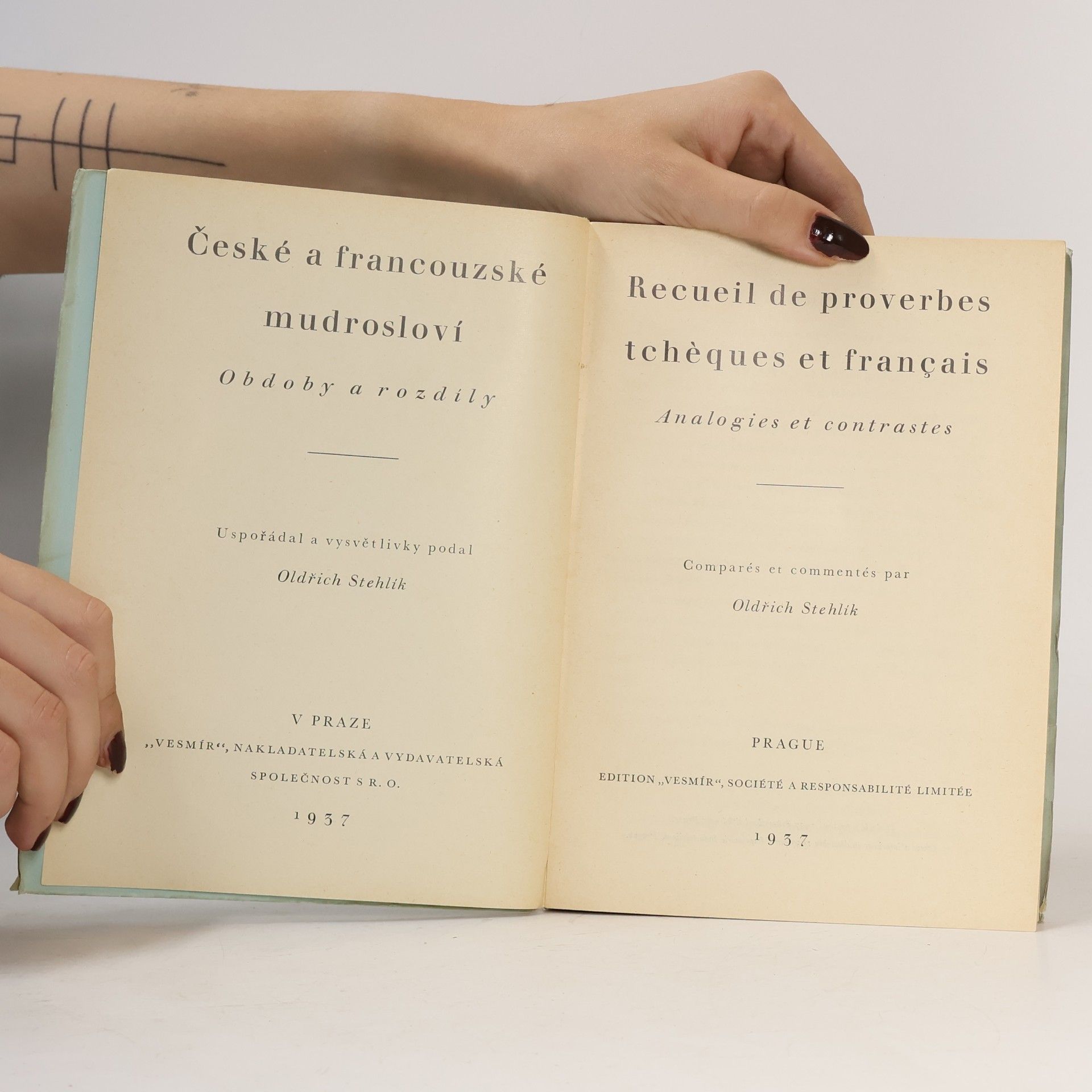 Stehlík Oldřich České a francouzské mudrosloví