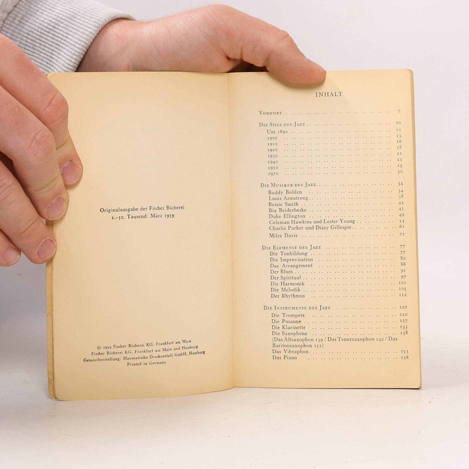 Joachim-Ernst Berendt Das neue Jazzbuch