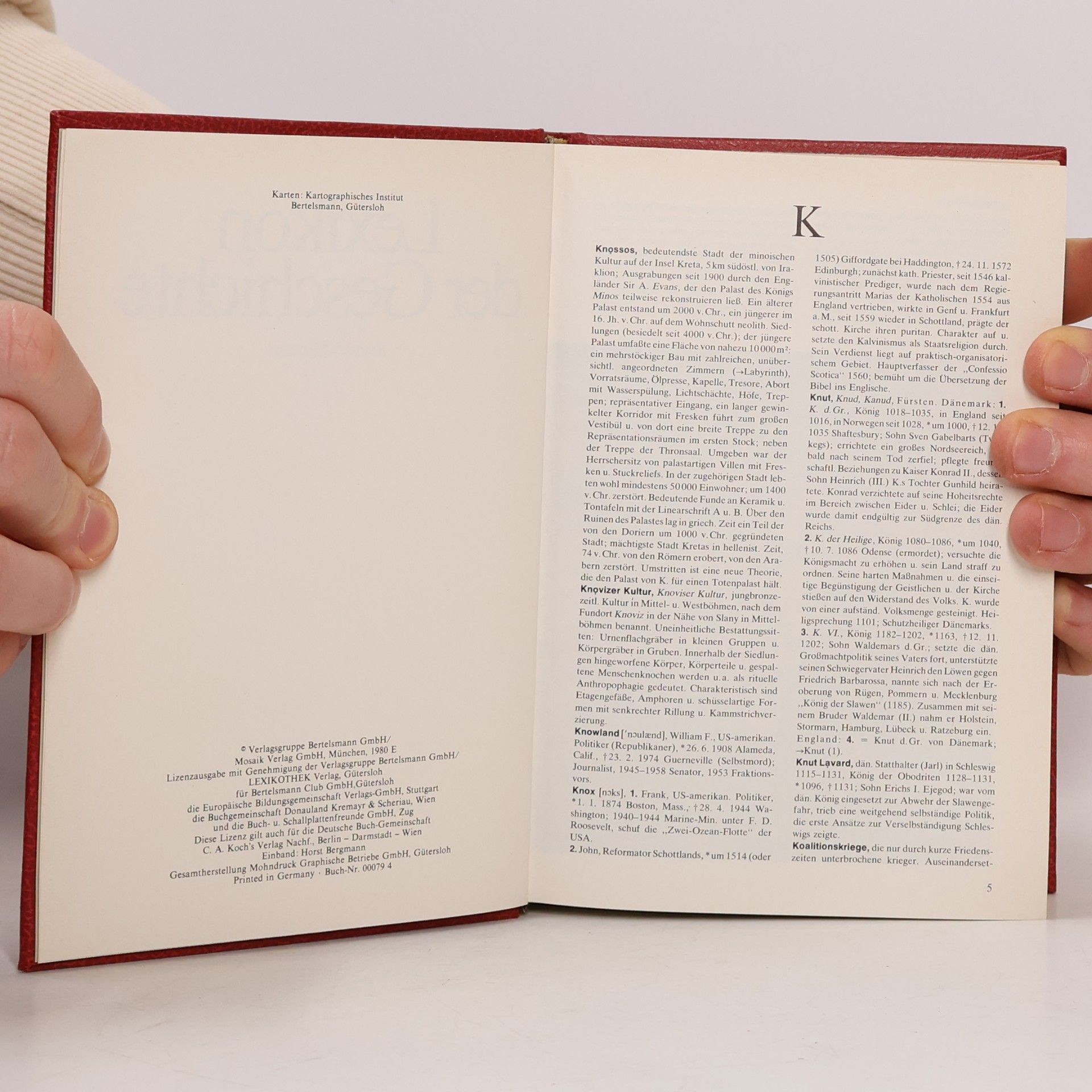 Autorenkollektiv Lexikon der Geschichte Kno-Z