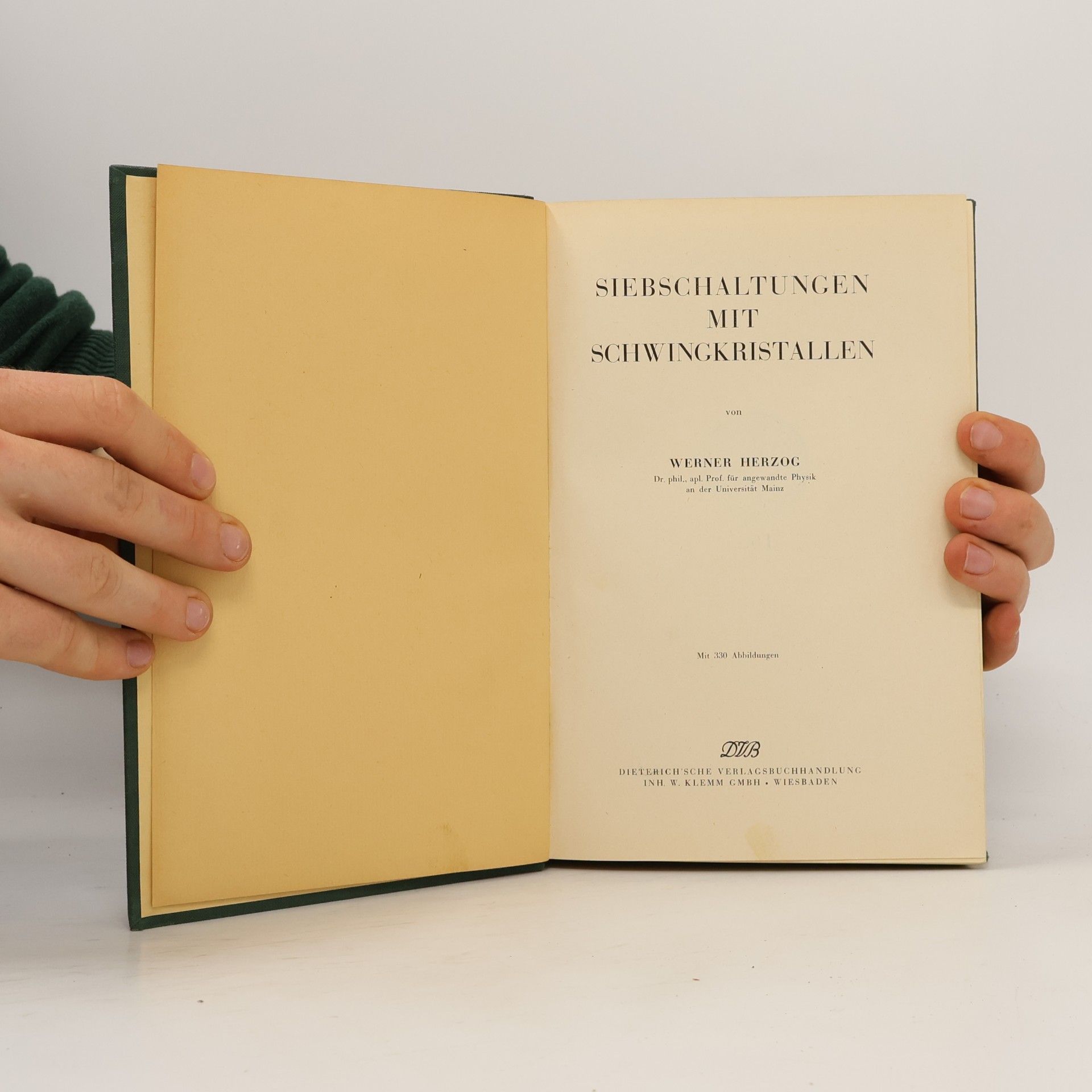 Werner Herzog Siebschaltungen mit Schwingkristallen