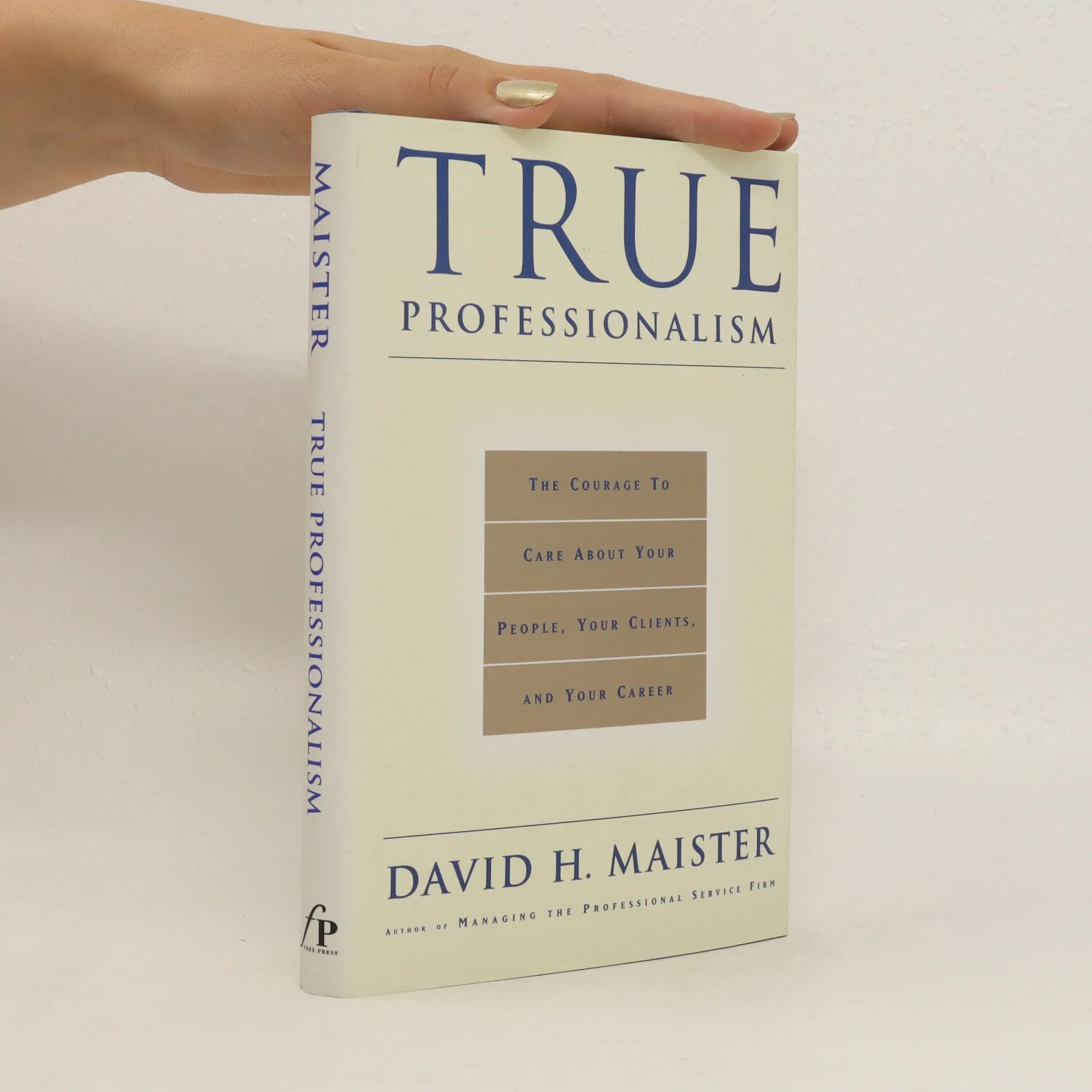 True professionalism : the courage to care about your people, your clients, and your career - Maister, David H - knihobot.cz