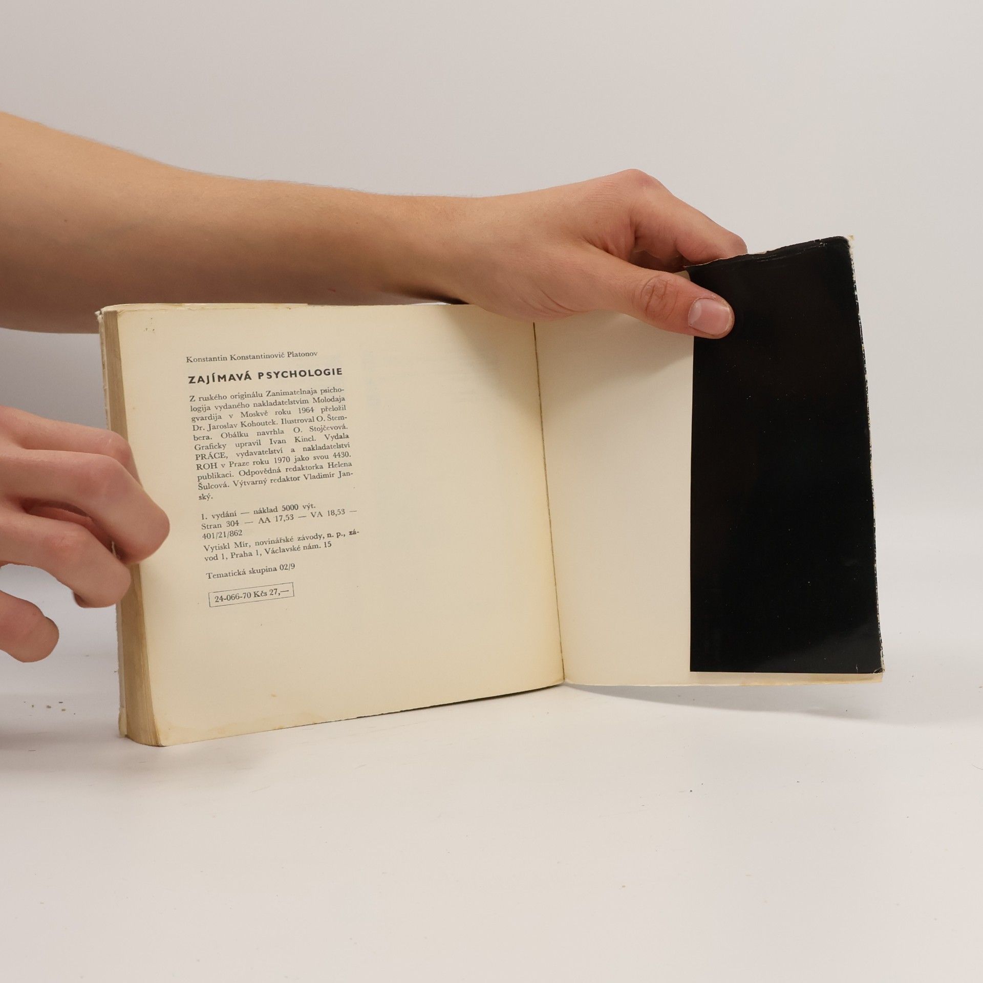 Konstantin Konstantinovič Platonov Zajímavá psychologie