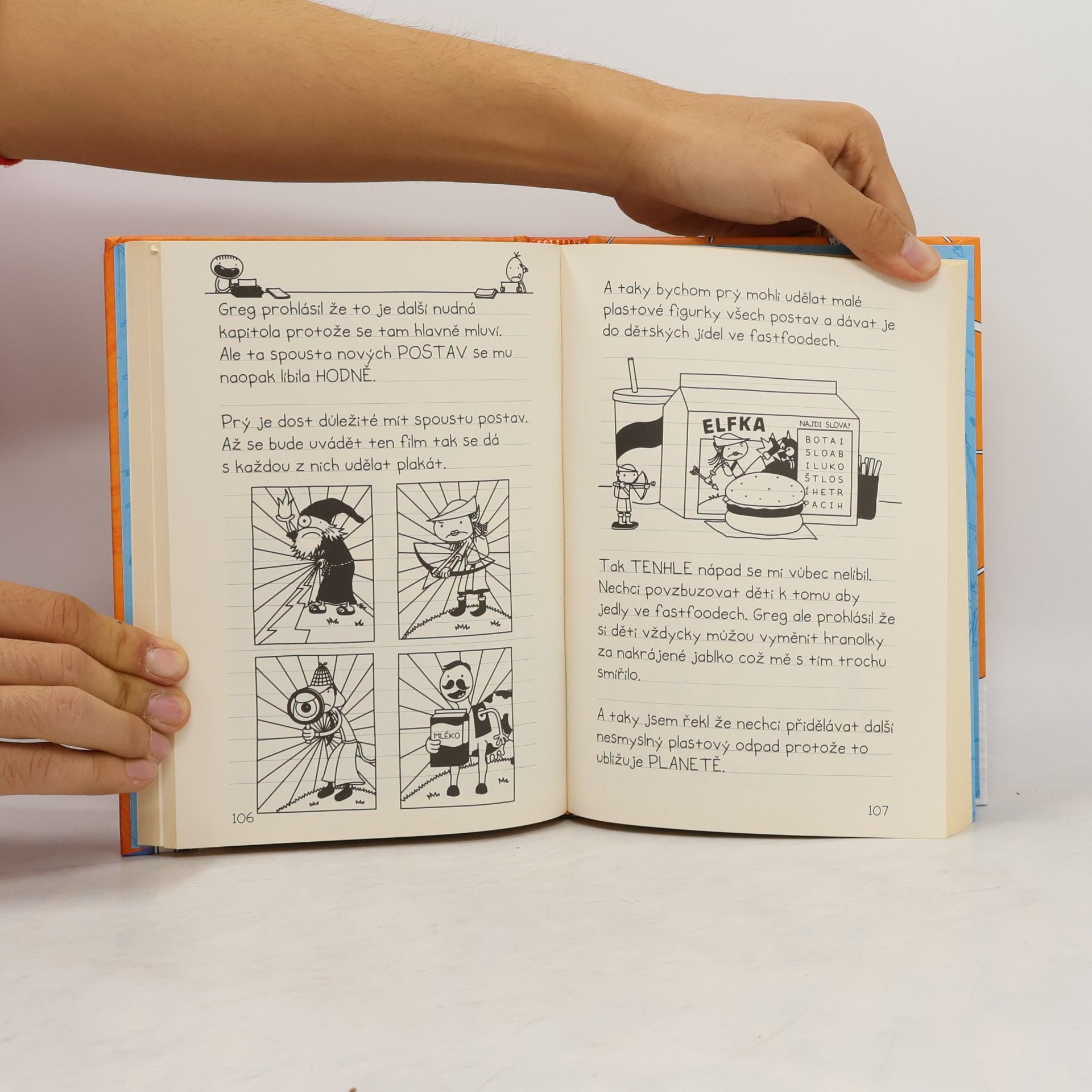 Jeff Kinney Dobrodružství báječných kamarádů. Píše Rowley Jefferson