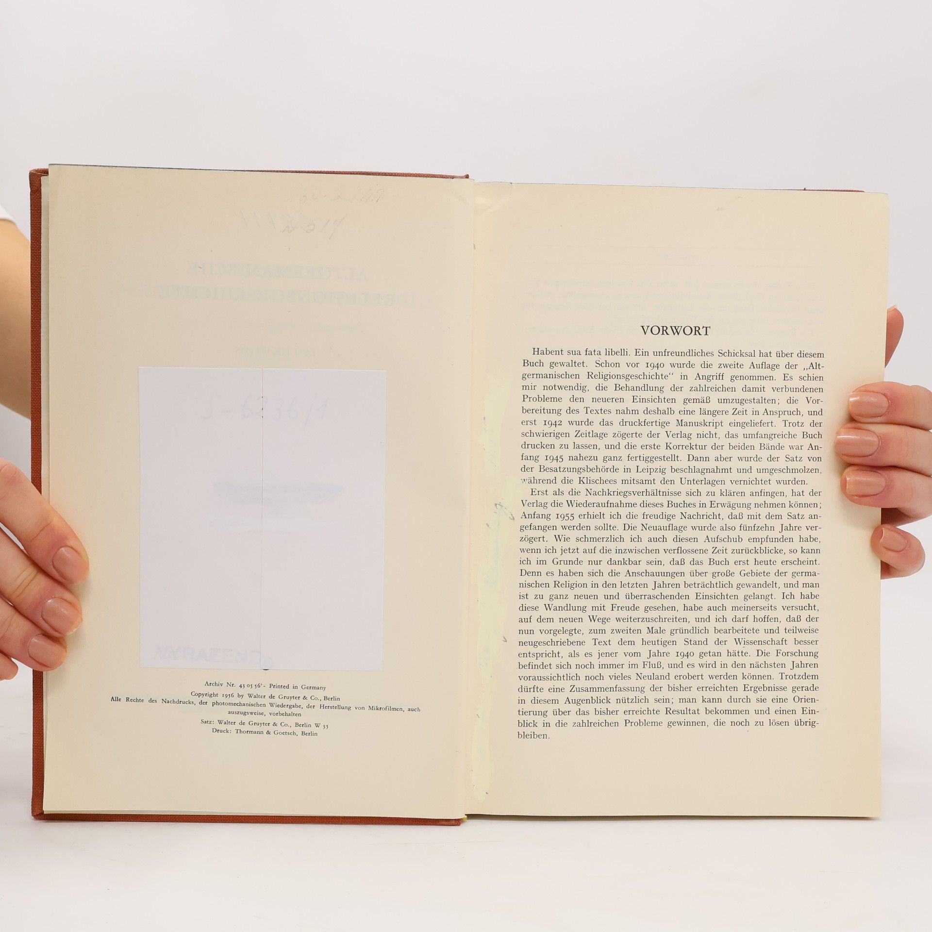 Karl Heim Altgermanische Religionsgeschichte I.