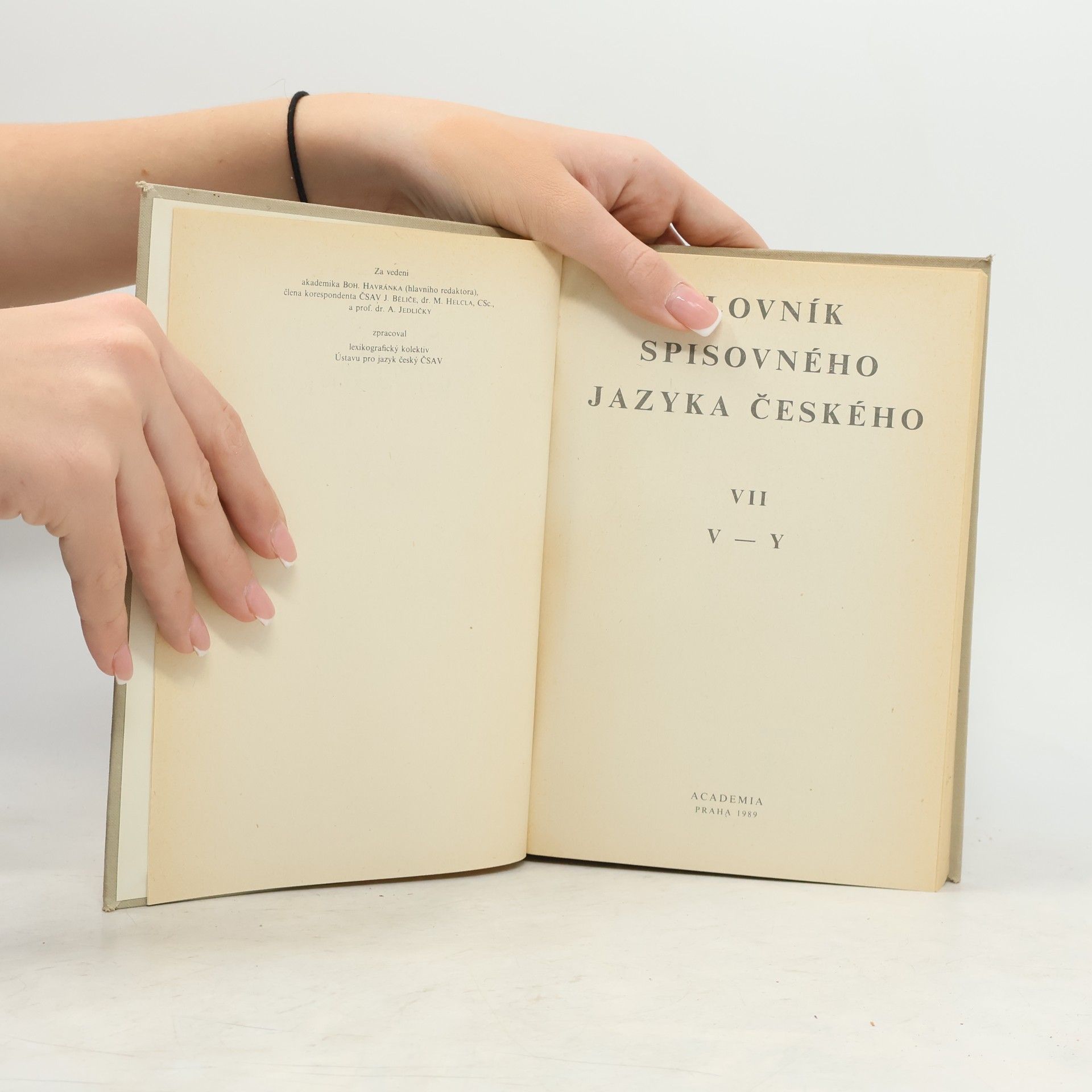 Kolektiv autorů Slovník spisovného jazyka českého VII. V-Y