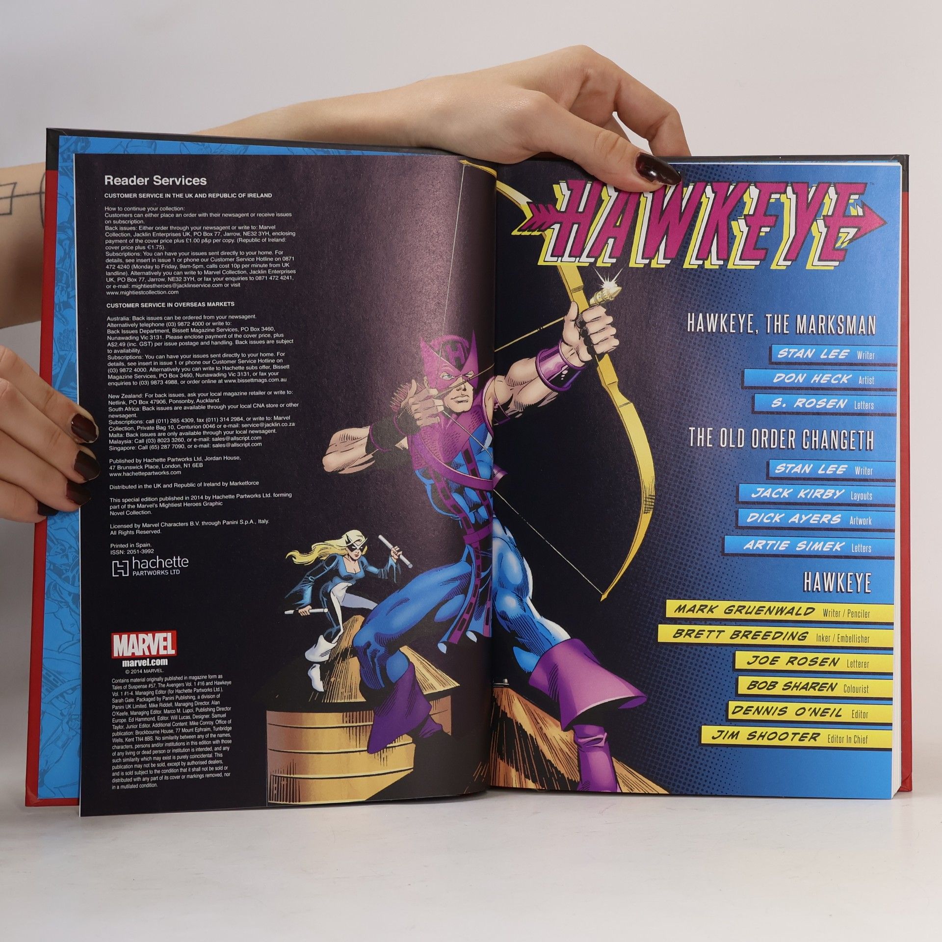 Stan Lee Marvel's Mightiest Heroes 29. Hawkeye
