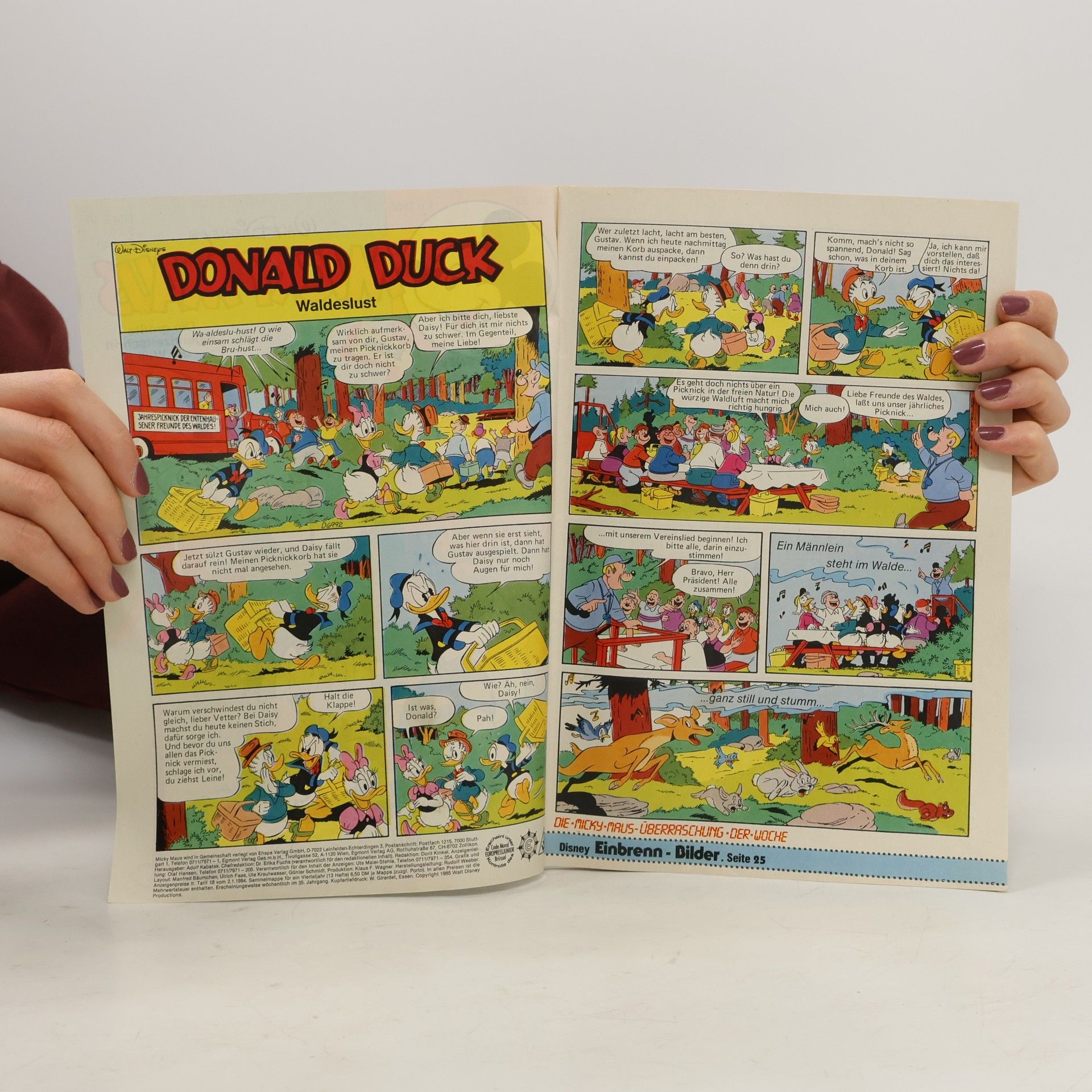 Various authors Micky Maus 23/1985. Die größte Jugendzeitschrift der Welt