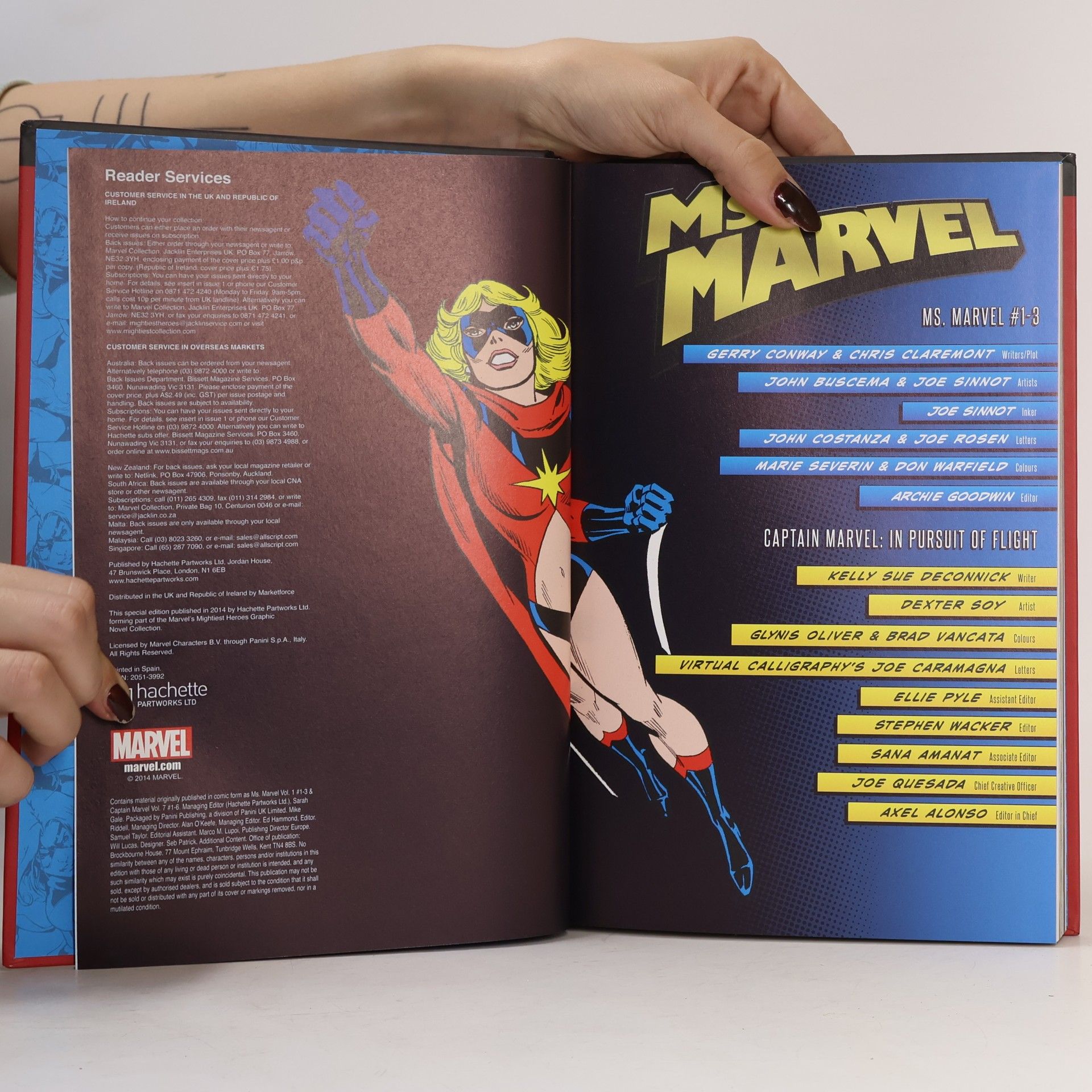 Collectif d'auteurs Marvel's Mightiest Heores 40. Carol Danvers. Ms. Marvel / Captain Marvel