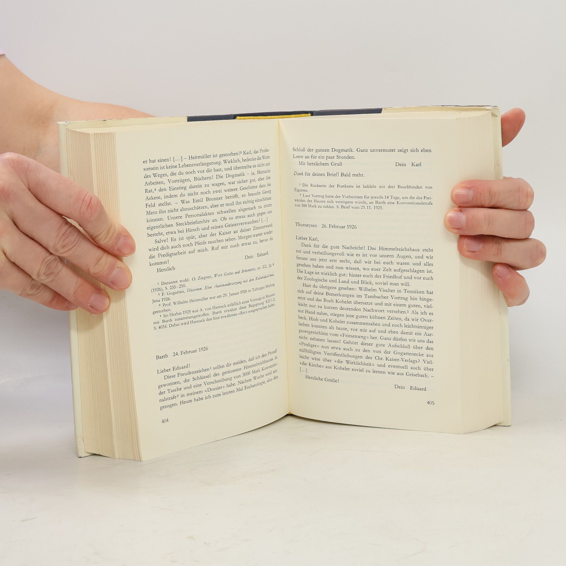 Karl Barth Karl Barth-Eduard Thurneysen, Briefwechsel II. 1921-1930