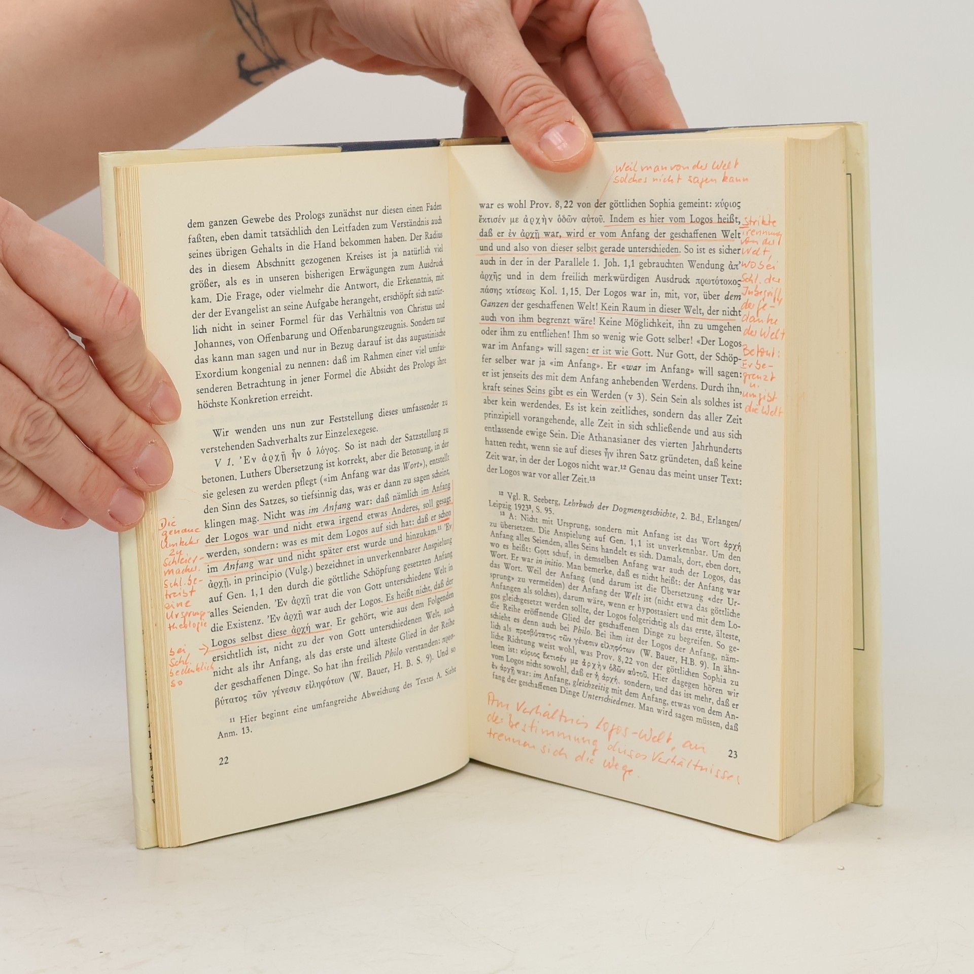 Karl Barth Erklärung des Johannes-Evangeliums 1925, 1926