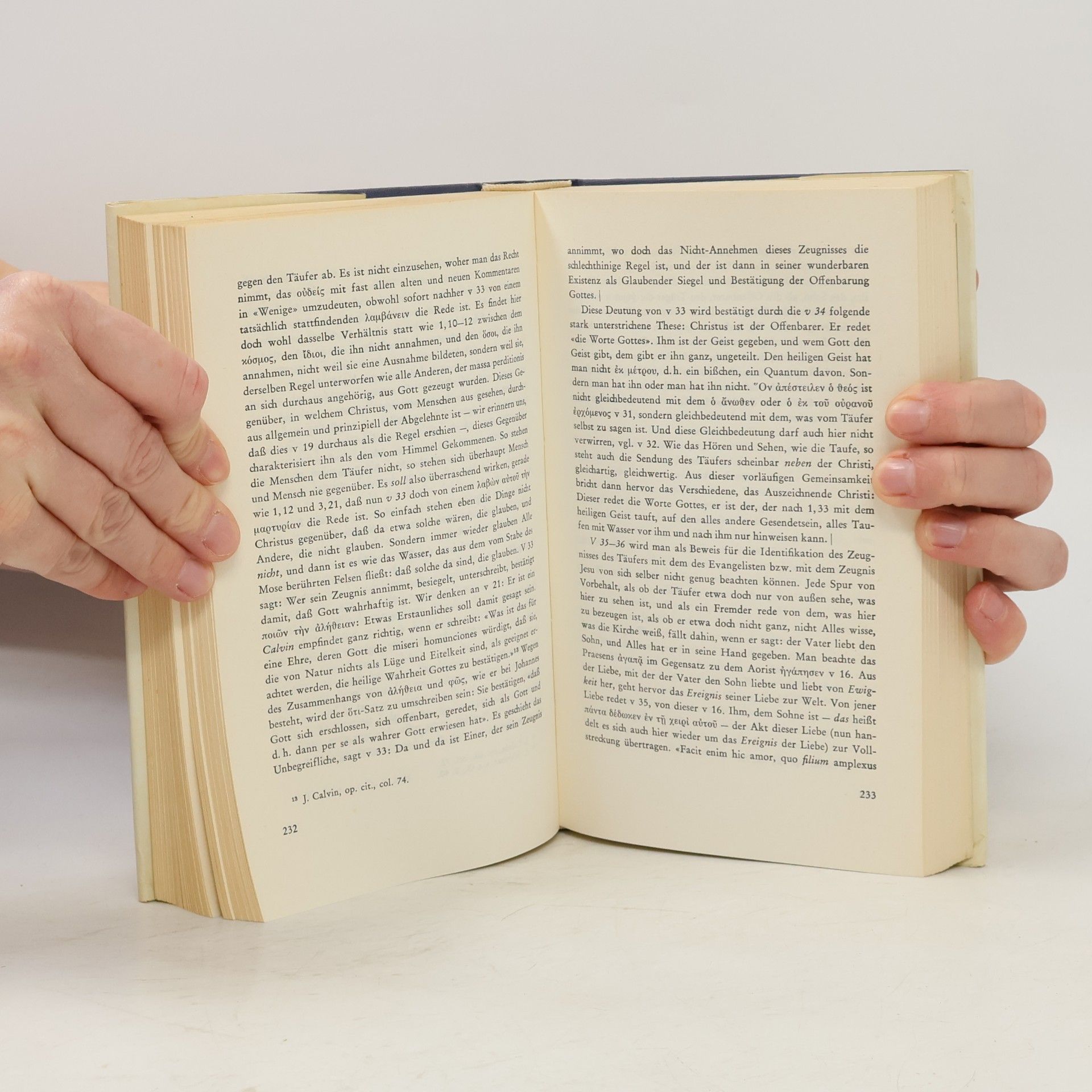 Karl Barth Erklärung des Johannes-Evangeliums 1925, 1926