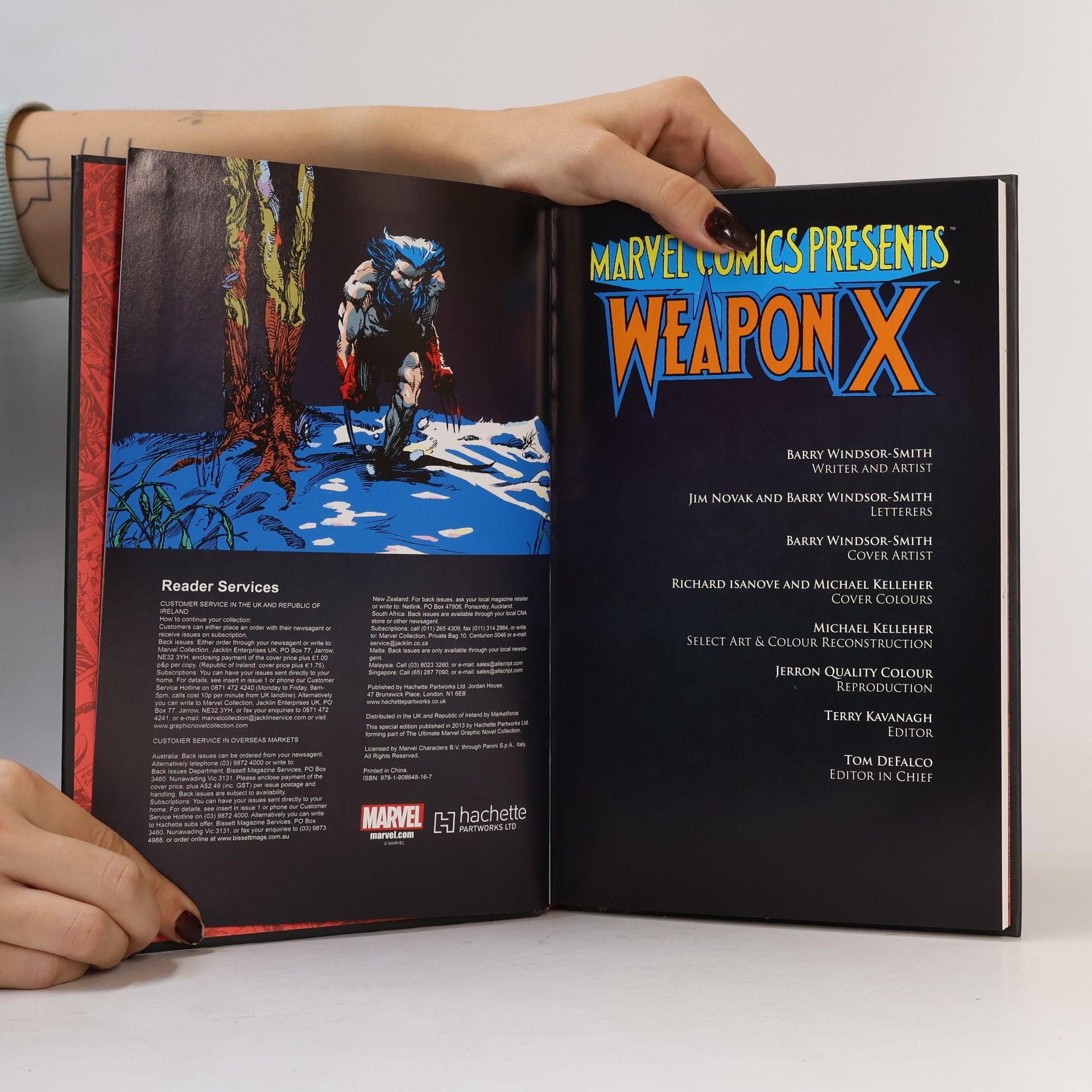 Barry Windsor Smith Die offizielle Marvel-Comic-Sammlung 11. Wolverine: Waffe X