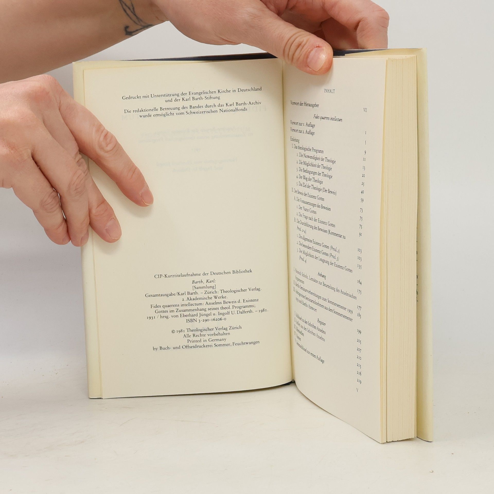 Karl Barth Karl Barth Gesamtausgabe - 2: Fides Quaerens Intellectum