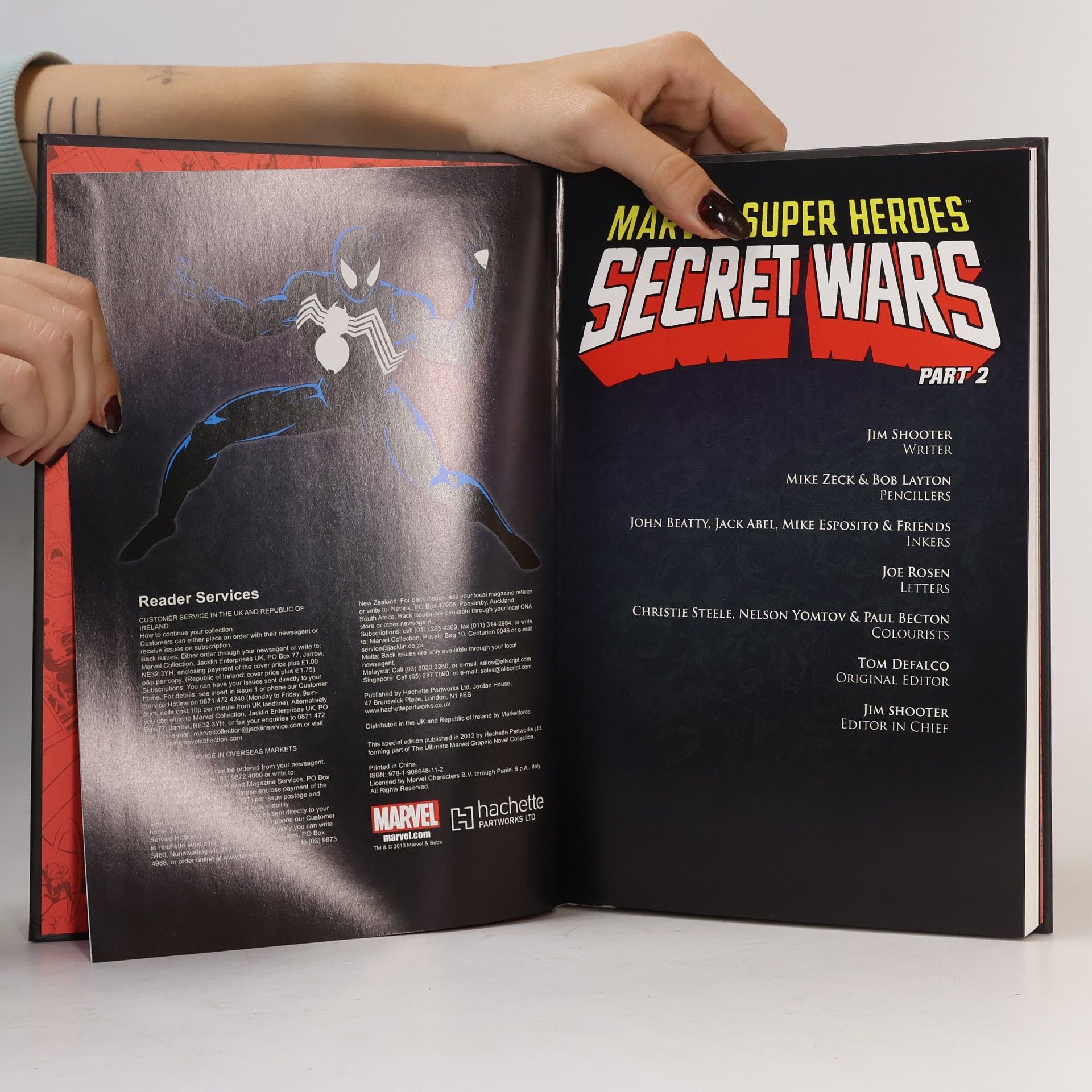 Jim Shooter Marvel Super Heroes 7. Secret Wars 2