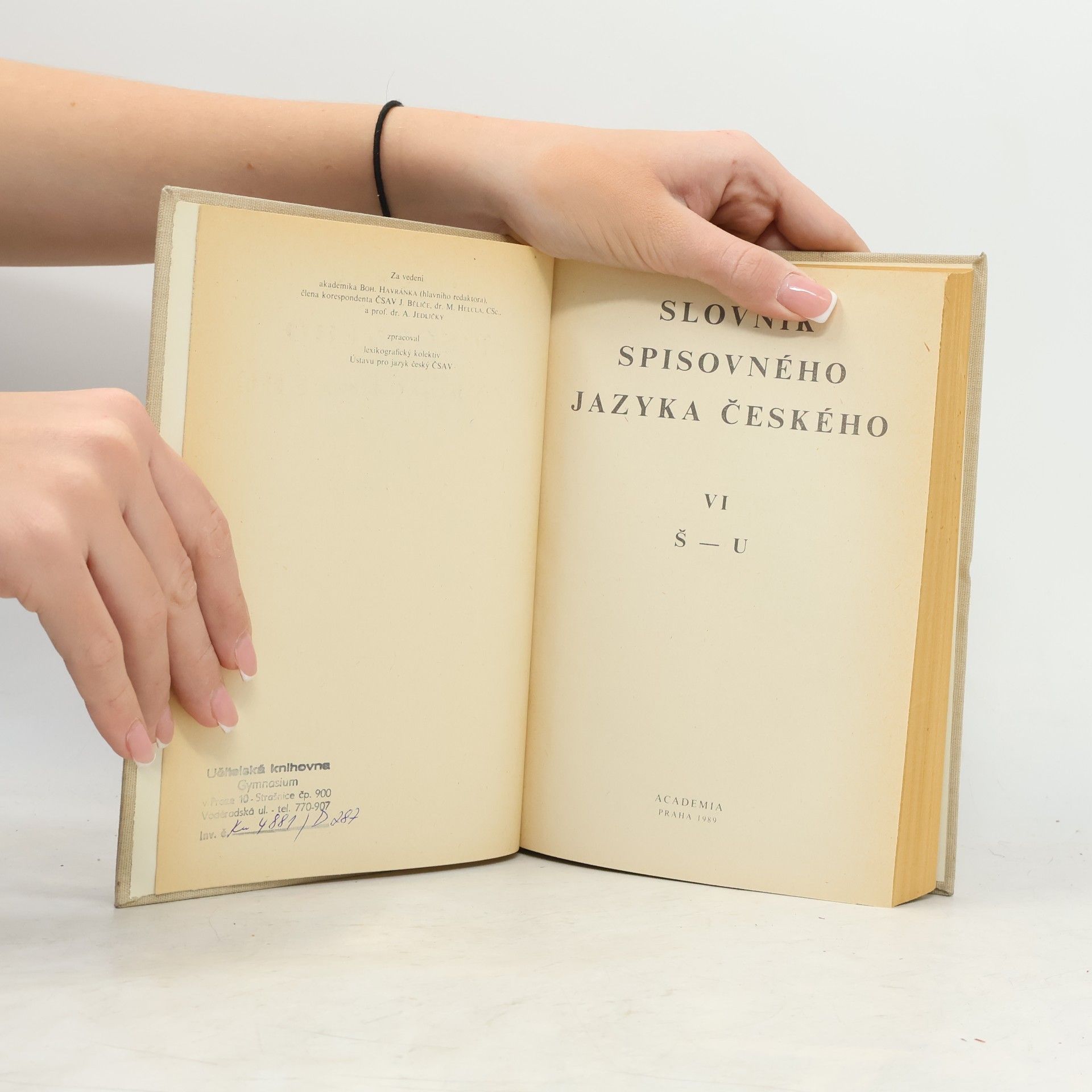 Auteurscollectief Slovník spisovného jazyka českého VI. Š-U