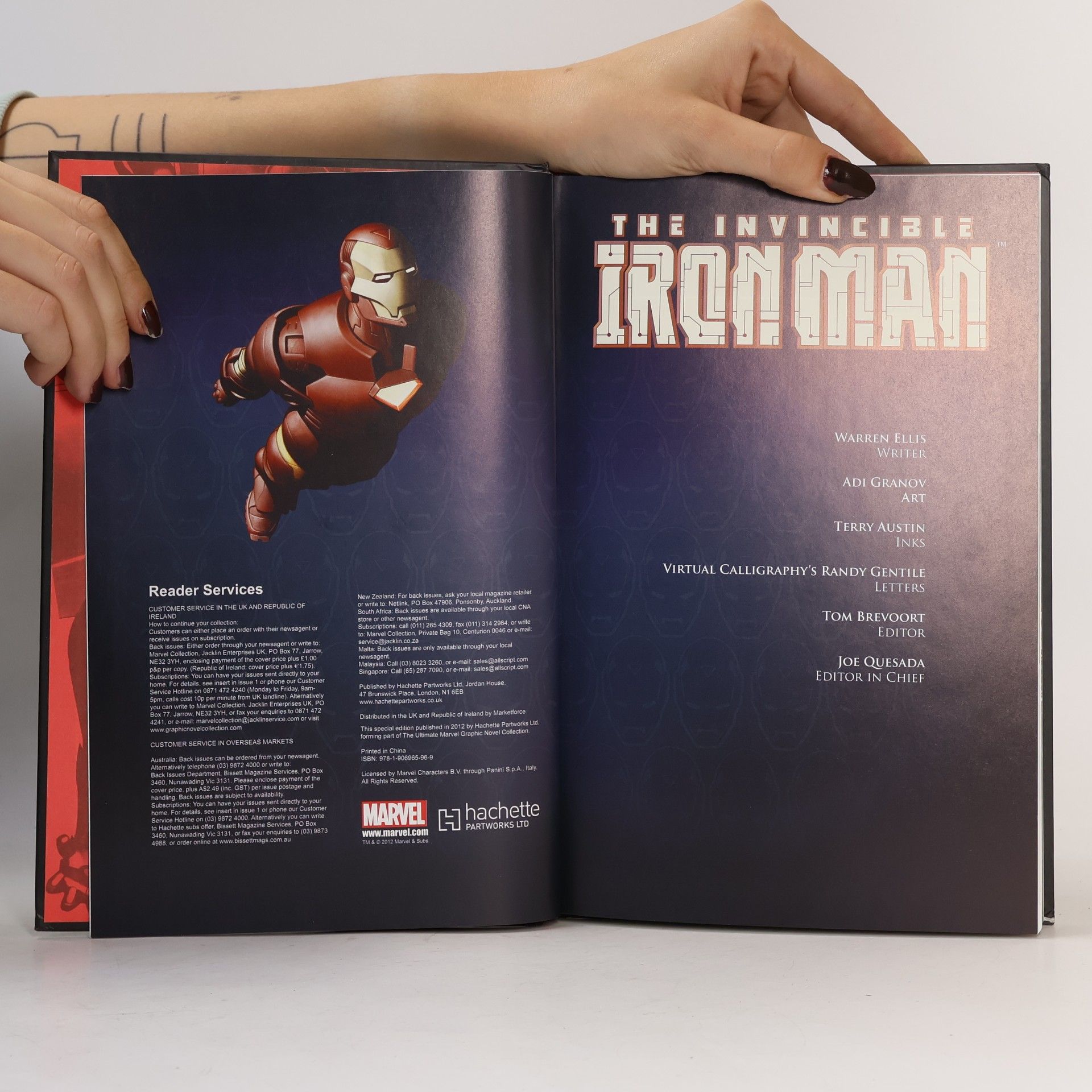 Warren Ellis Marvel 43. Iron Man: Extremis