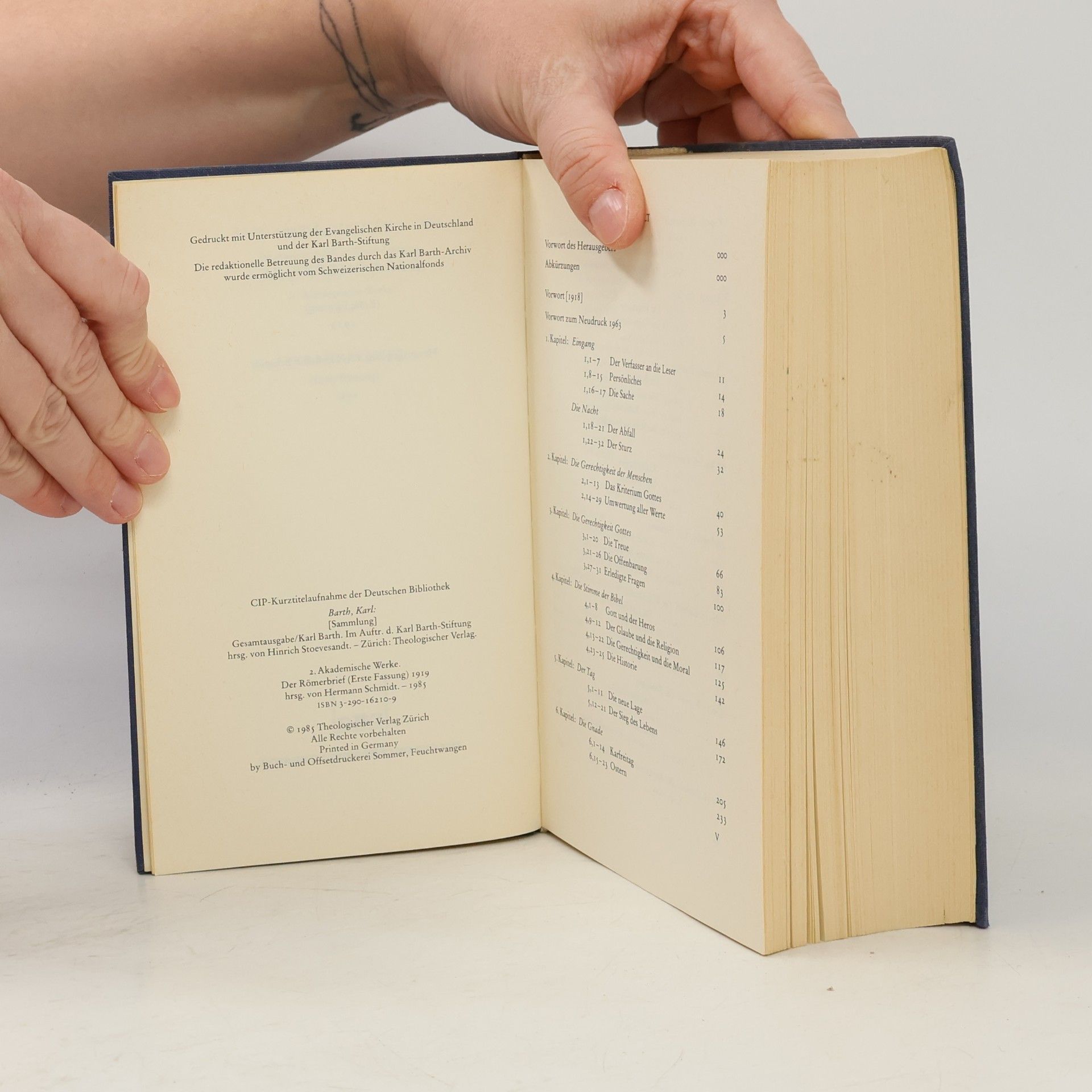 Karl Barth Römerbrief II