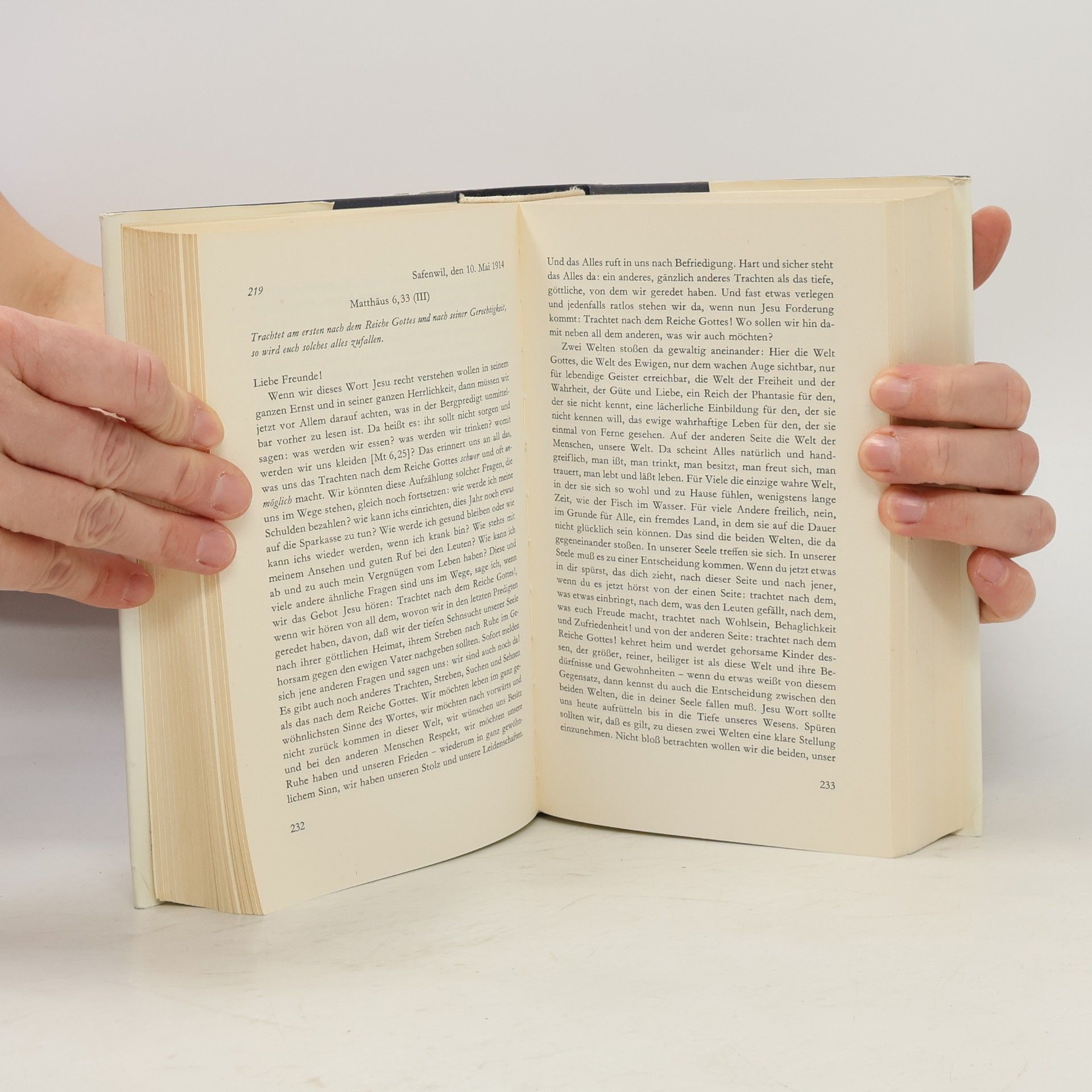 Karl Barth Predigten 1914