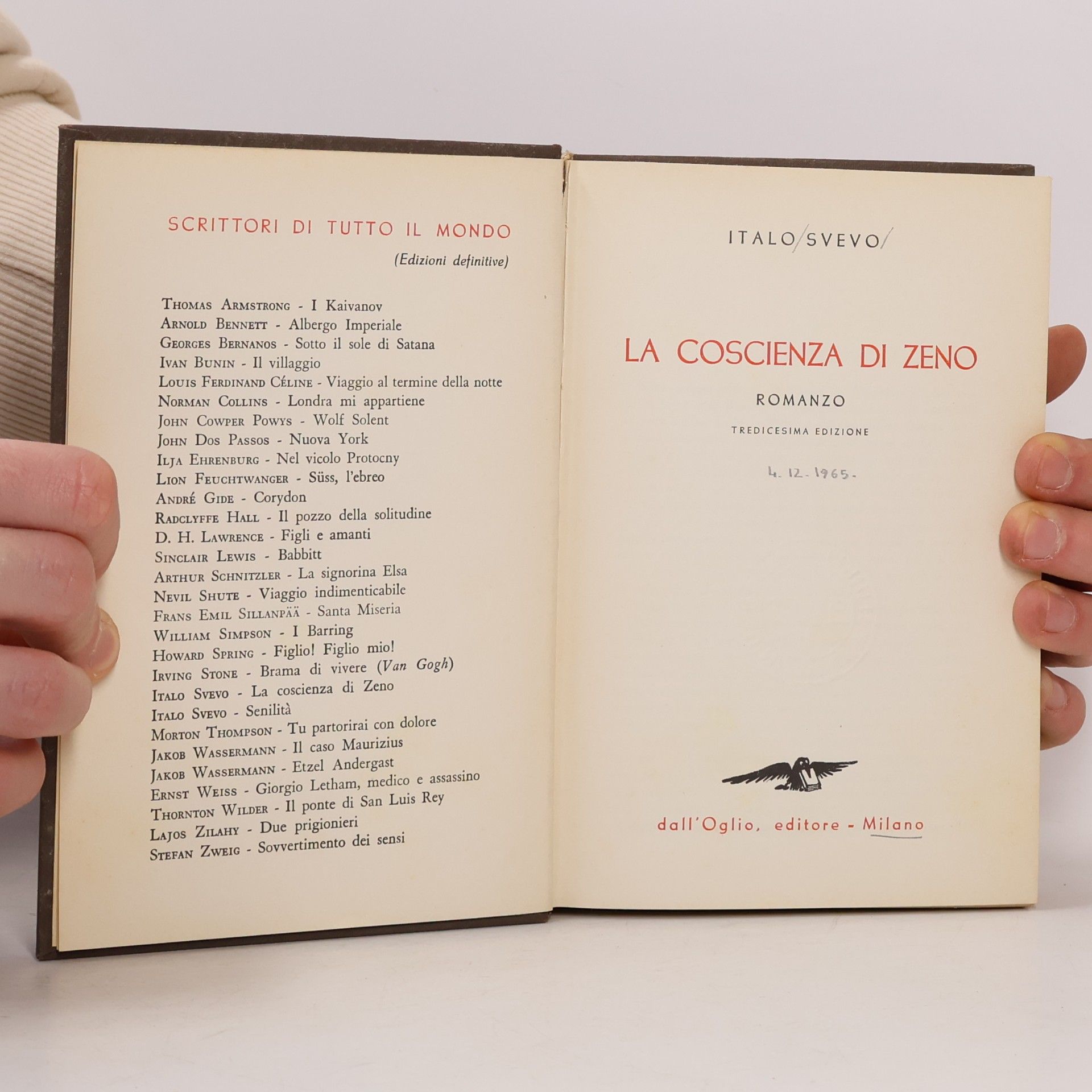 Italo Svevo La coscienza di Zeno