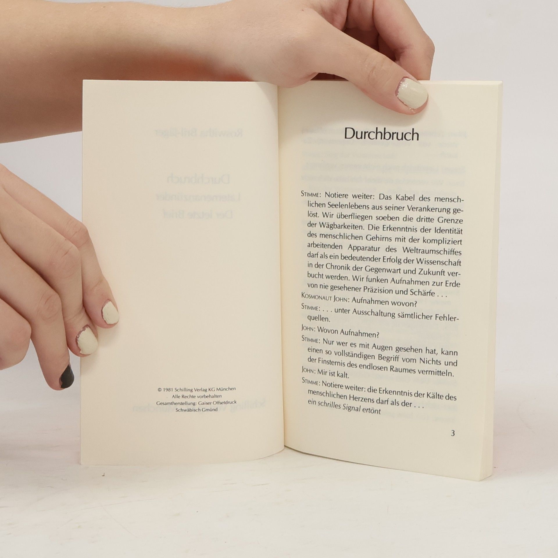 Roswitha Bril-Jäger Durchbruch