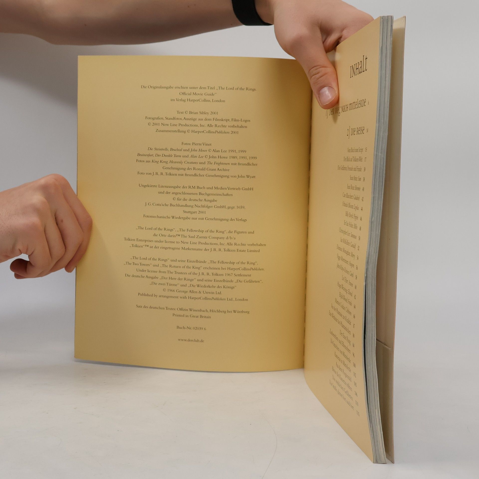 Various authors Der Herr der Ringe. Das offizielle Filmbuch