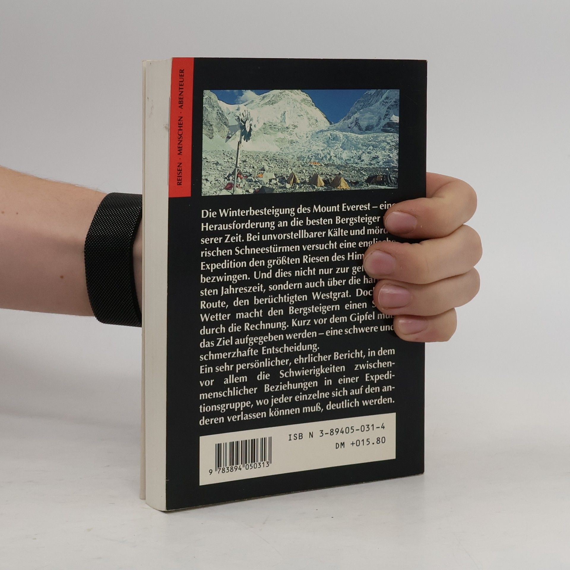 Joe Tasker Eishölle am Everest