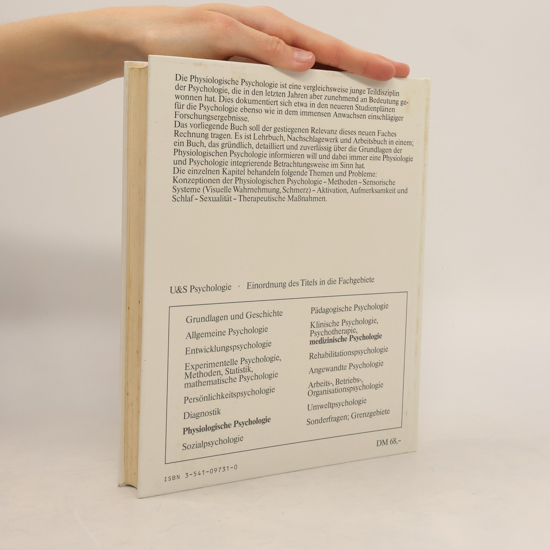 Klaus Eckart Rogge U & S Psychologie: Physiologische Psychologie