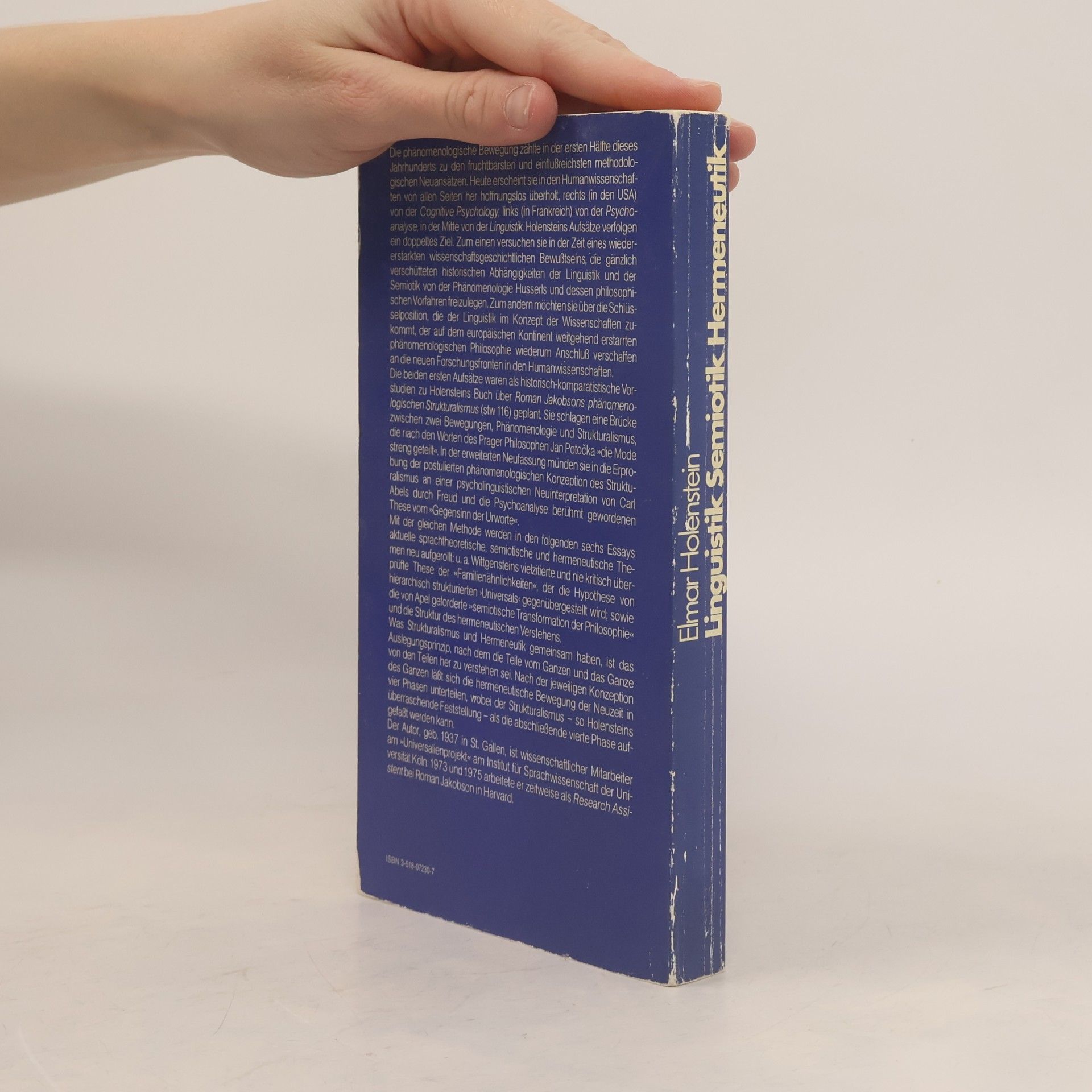 Elmar Holenstein Linguistik, Semiotik, Hermeneutik