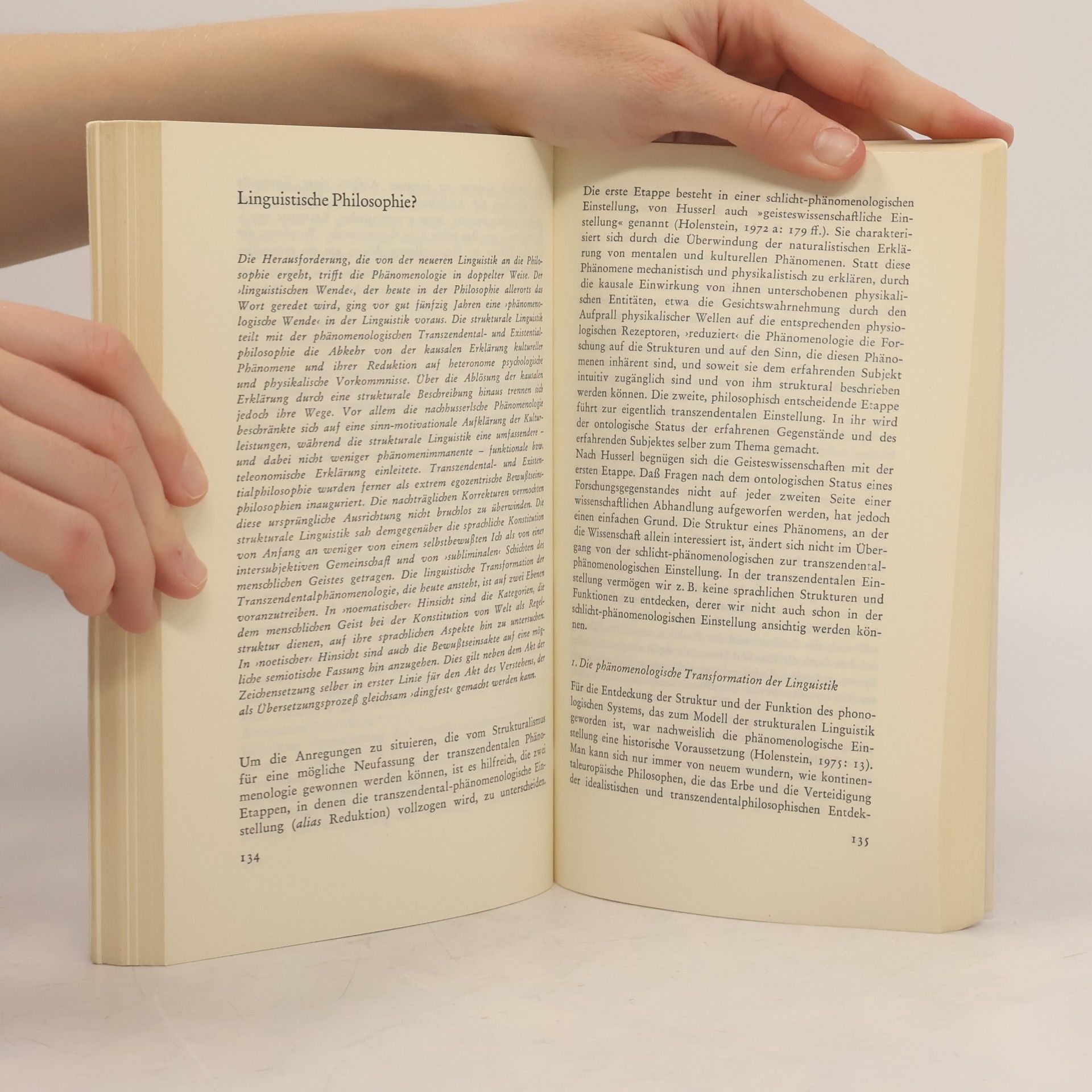 Elmar Holenstein Linguistik, Semiotik, Hermeneutik