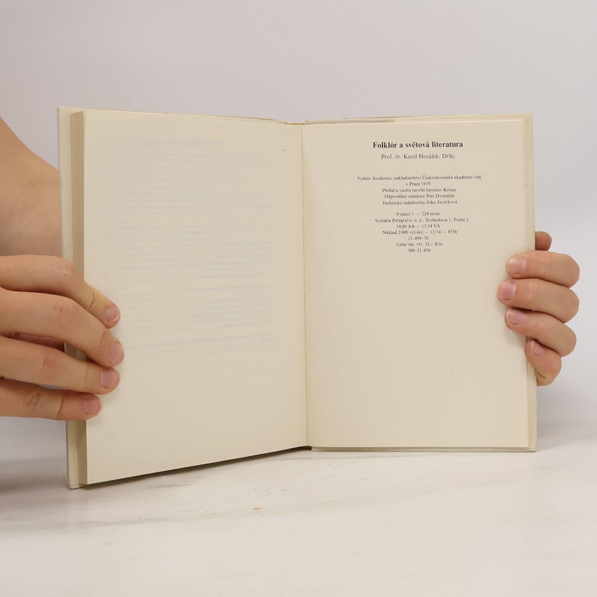 Karel Horálek Folklór a světová literatura