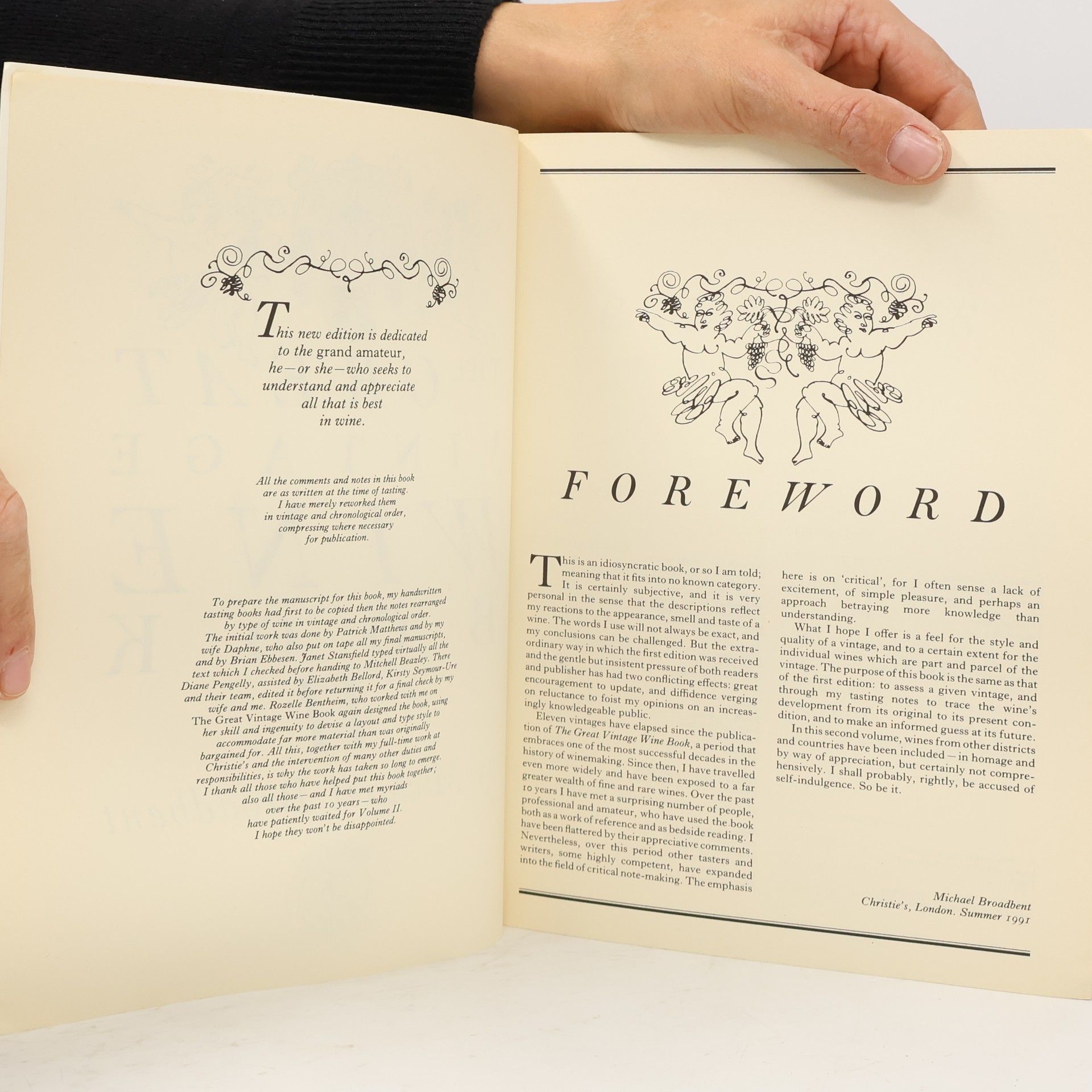 Michael Broadbent The Great Vintage Wine Book II