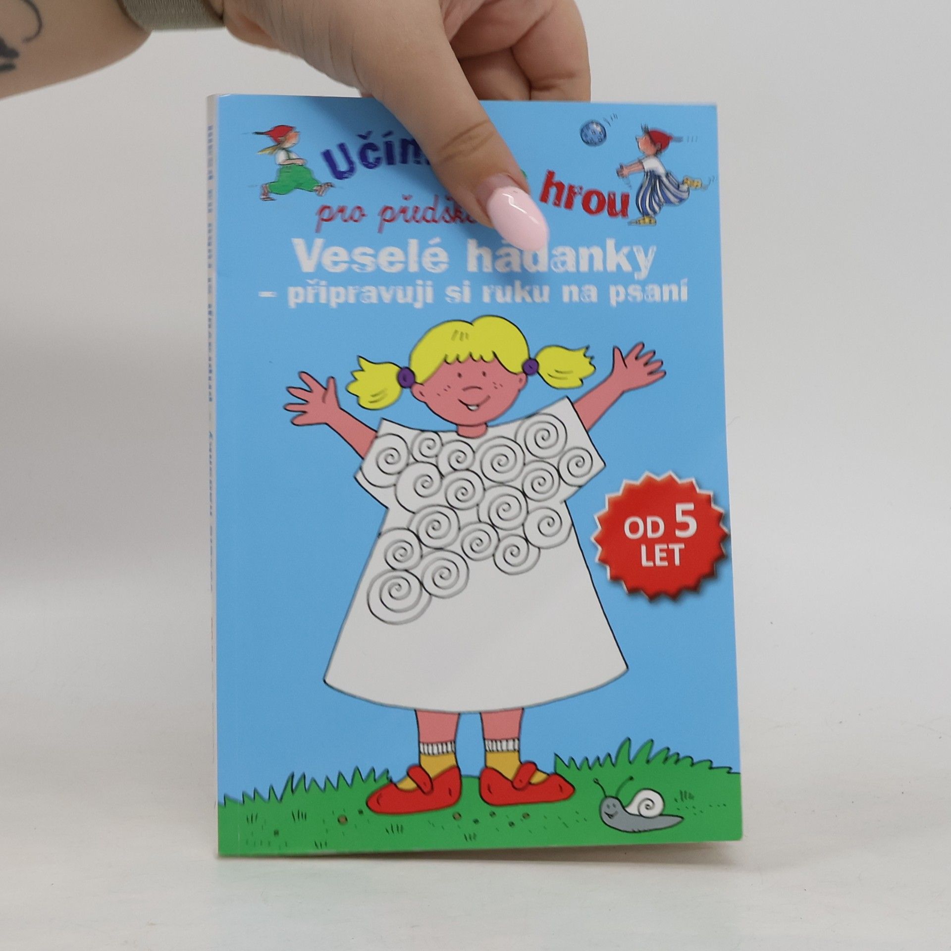 Kolektív autorov Veselé hádanky - připravuji si ruku na psaní.