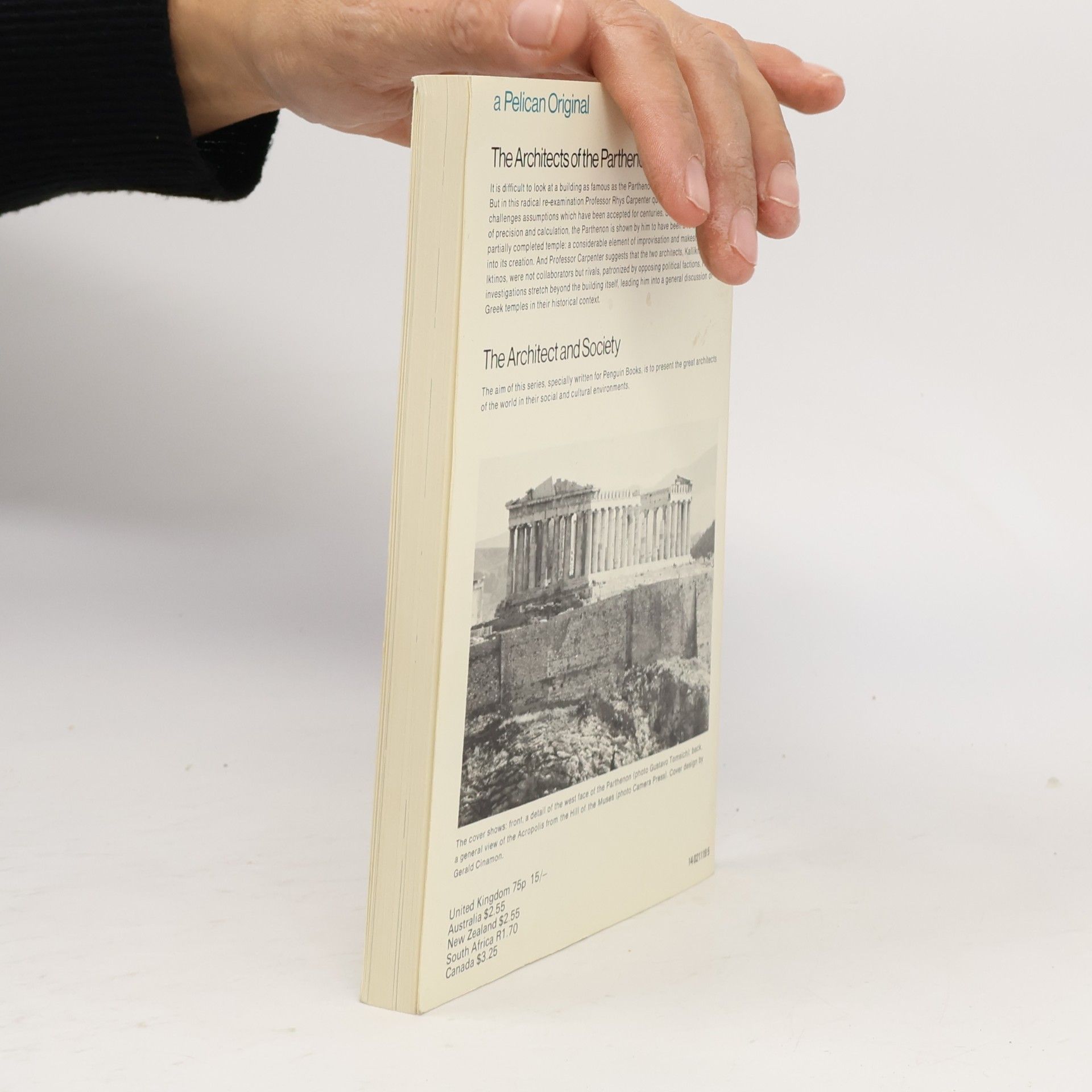 Rhys Carpenter The Architects of the Parthenon