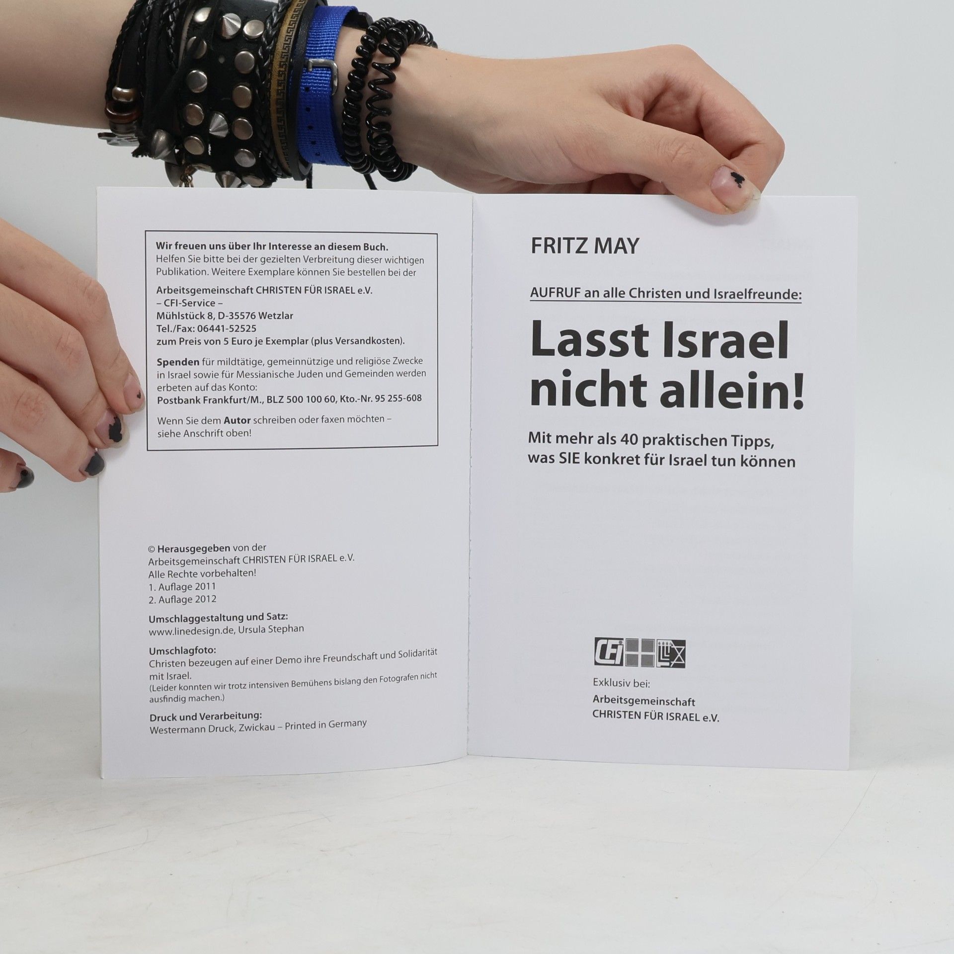 Fritz May Lasst Israel nicht allein!