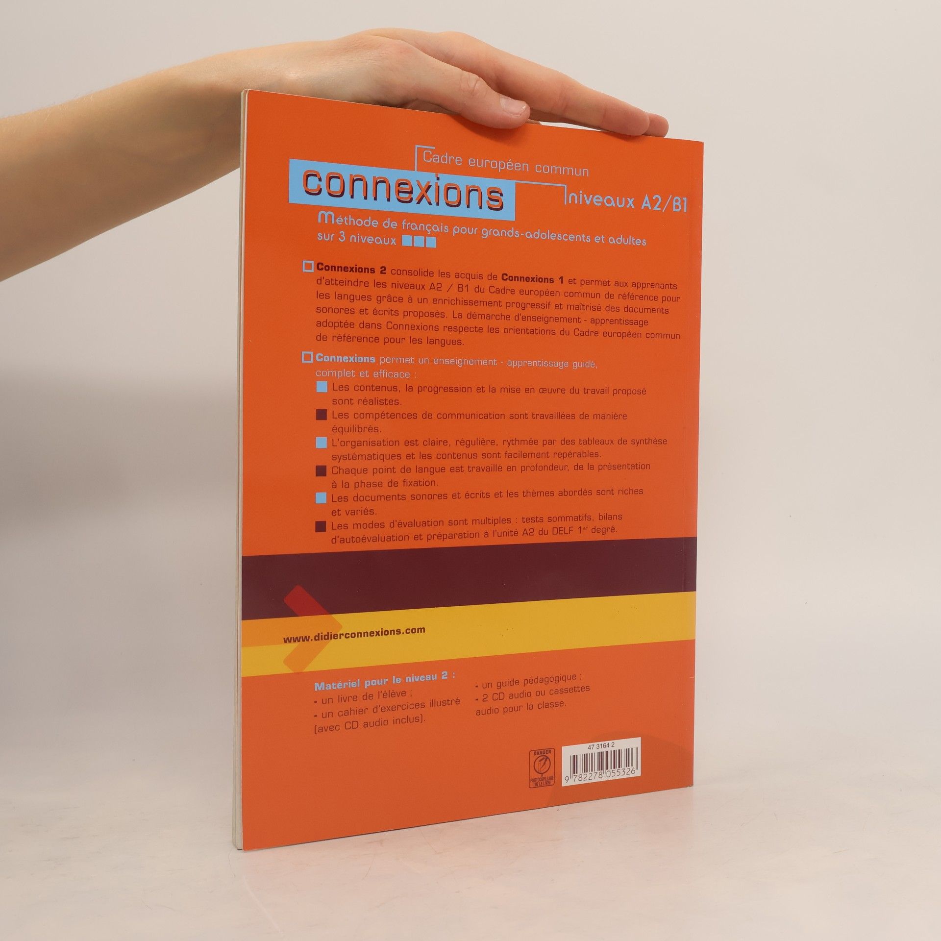 Régine Mérieux Connexions. Niveau 2: Méthode de francais