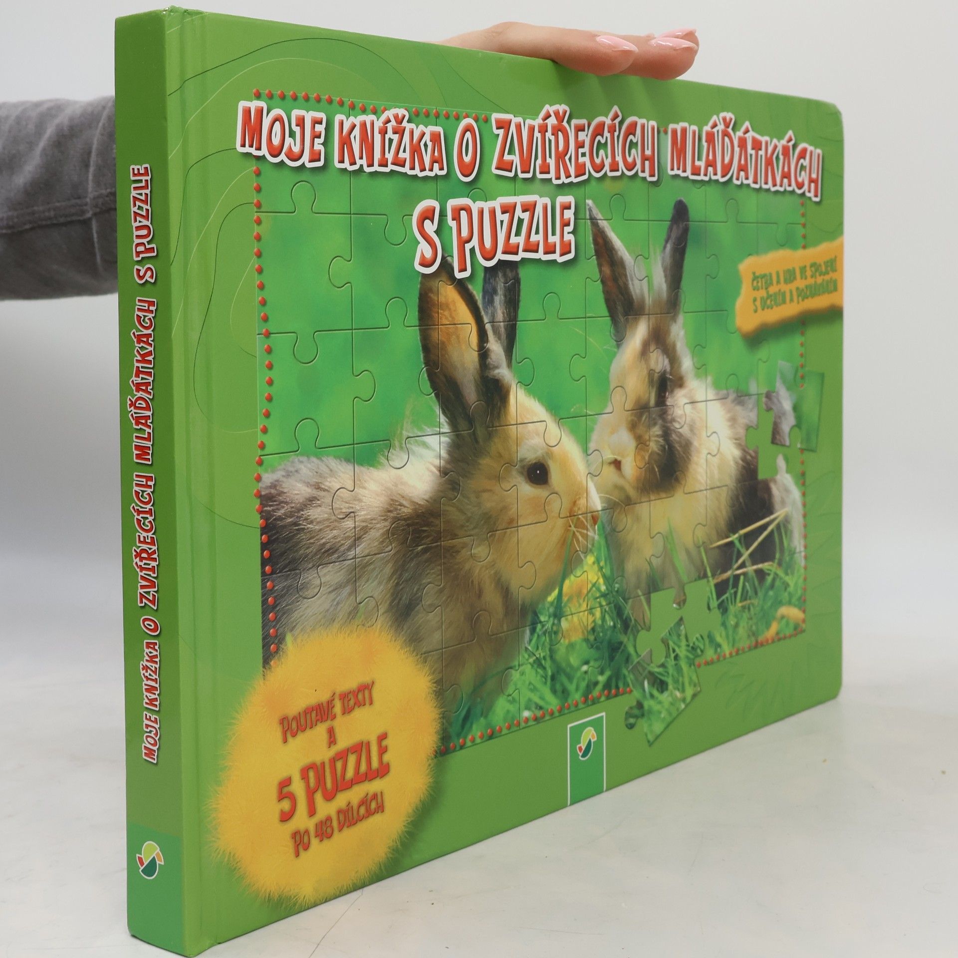 Sandra Noa Moje knížka o zvířecích mláďátkách s puzzle