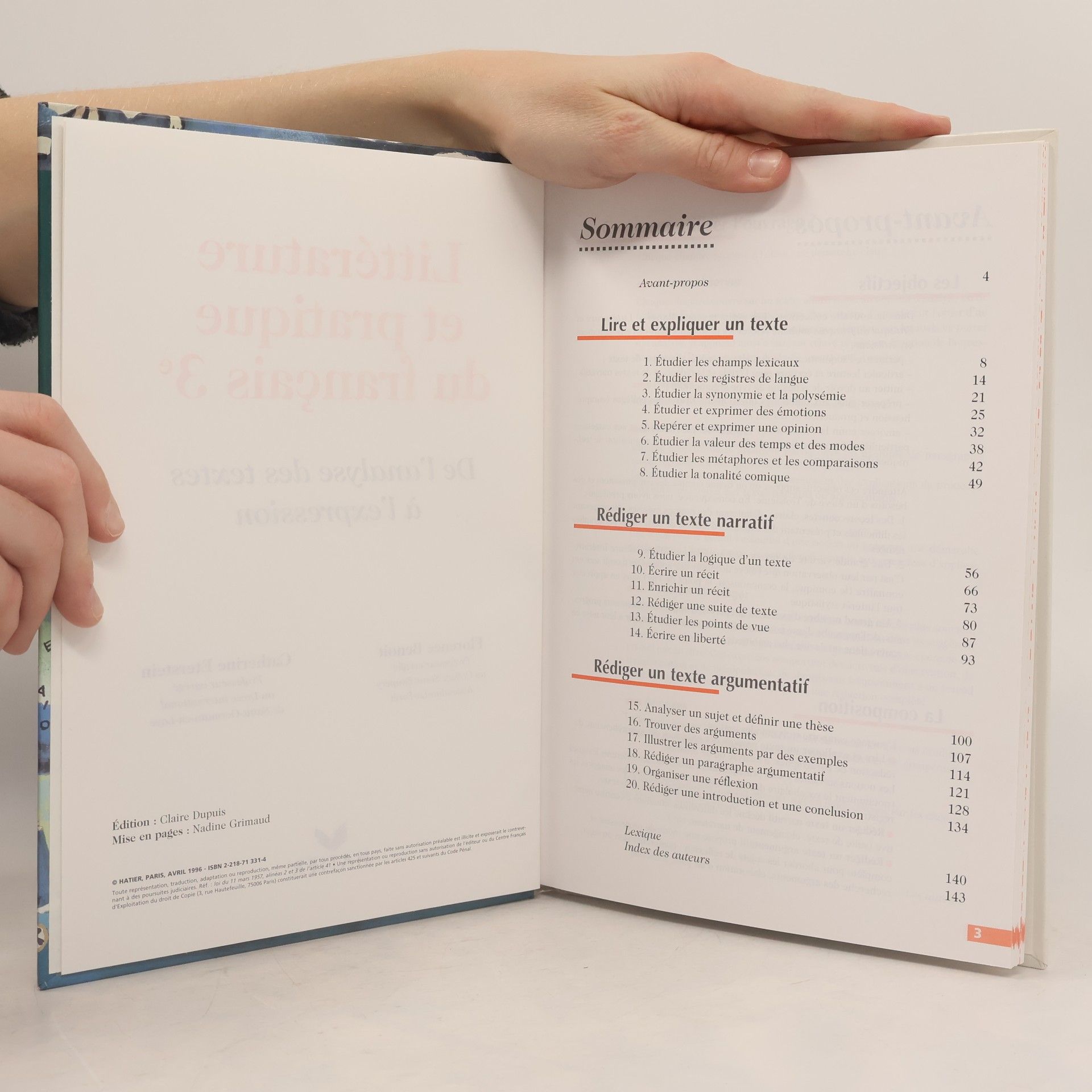 Florence Benoît-Rohmer Littérature et pratique du français