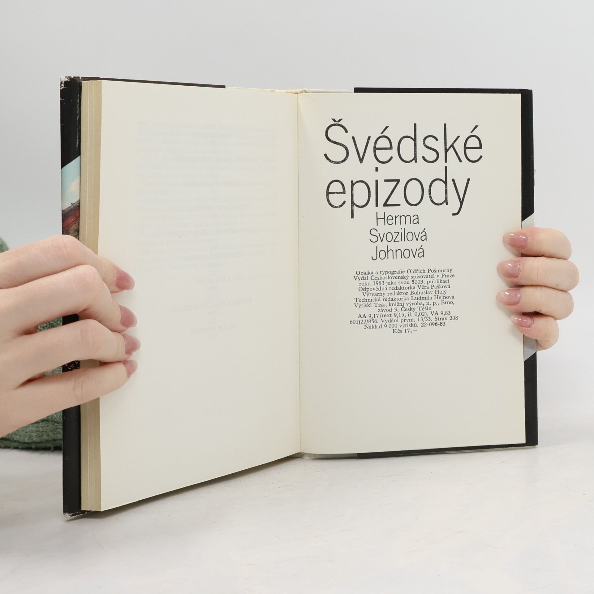 Herma Svozilová Johnová Švédské epizody