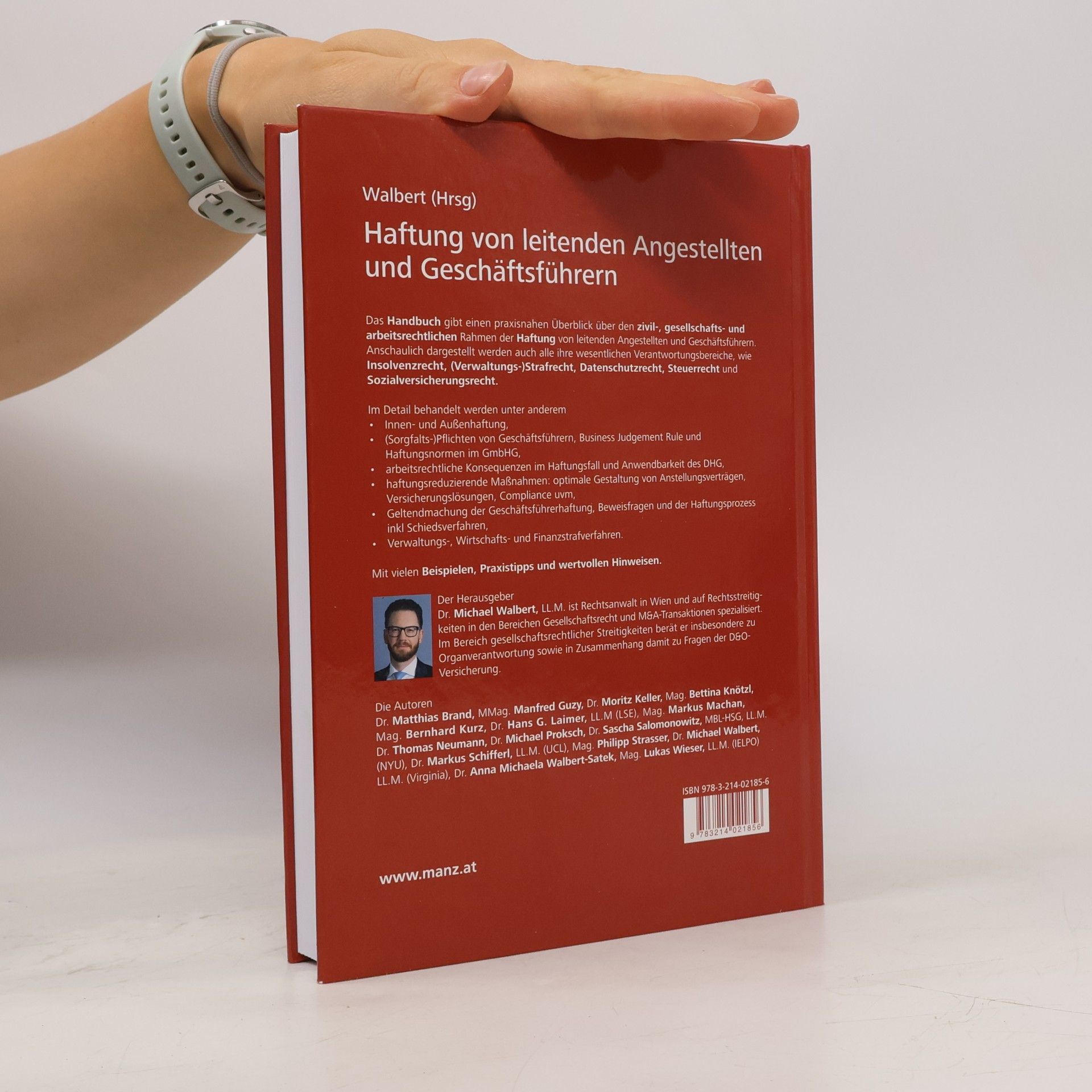 Michael Walbert Haftung von leitenden Angestellten und Geschäftsführern (Handbuch)