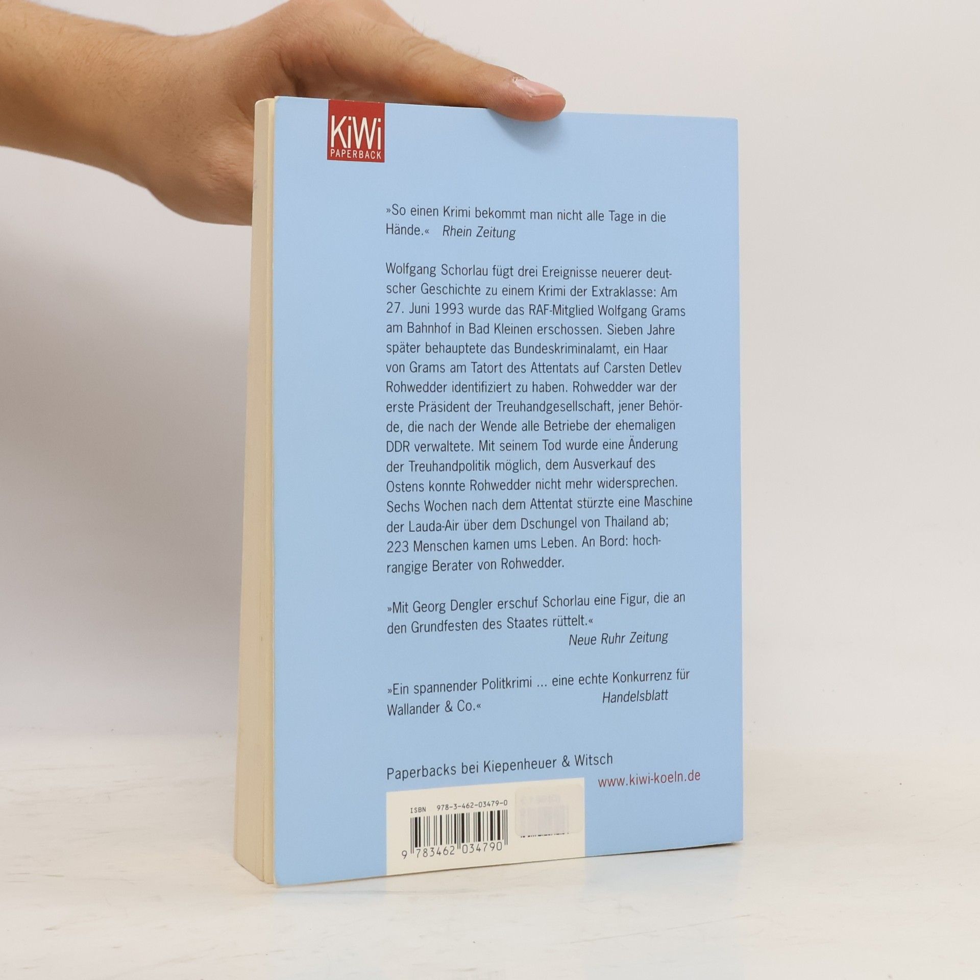 Wolfgang Schorlau Die blaue Liste