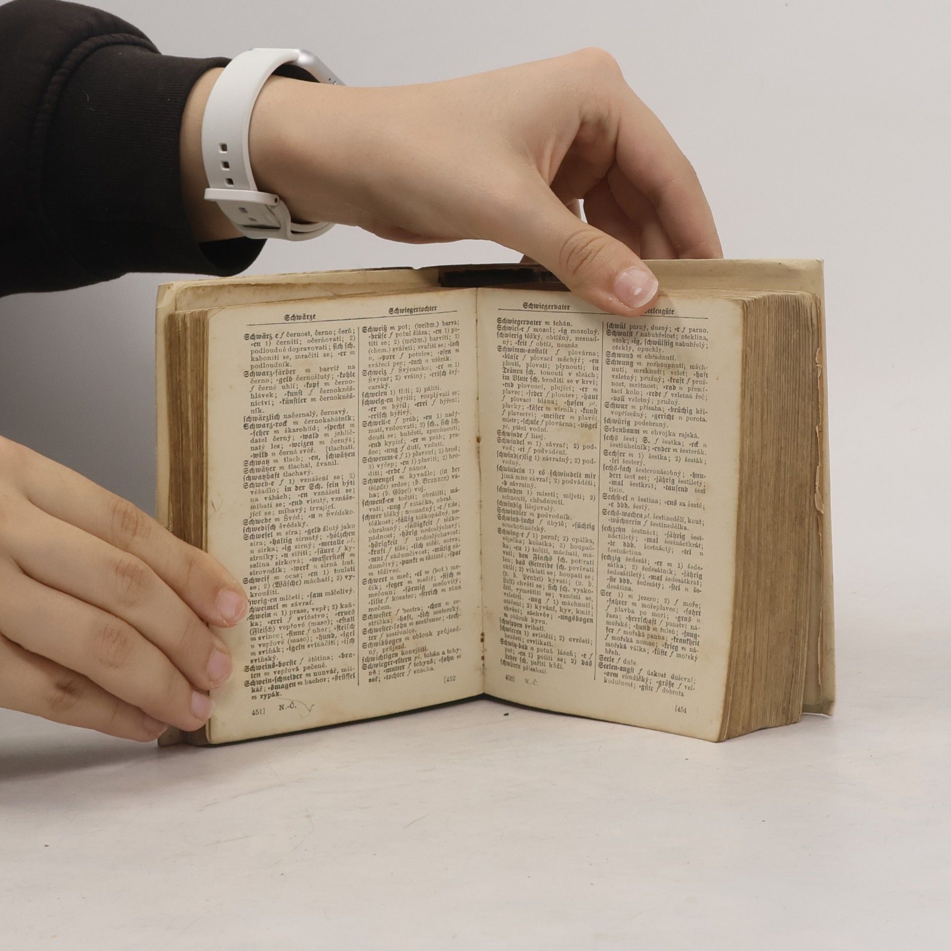 J. Štěpán Neues Taschenwörterbuch der böhmischen und deutschen Sprache, I. Deutsch-böhmischer Teil